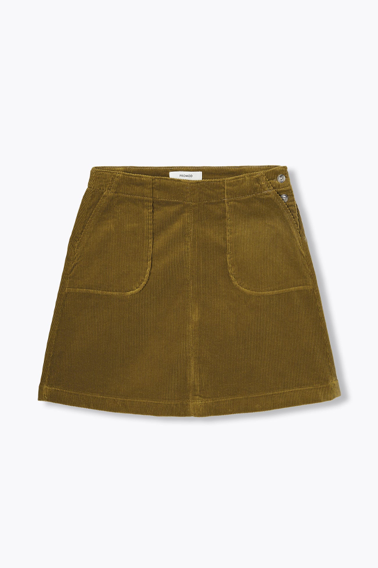 Short corduroy skirt