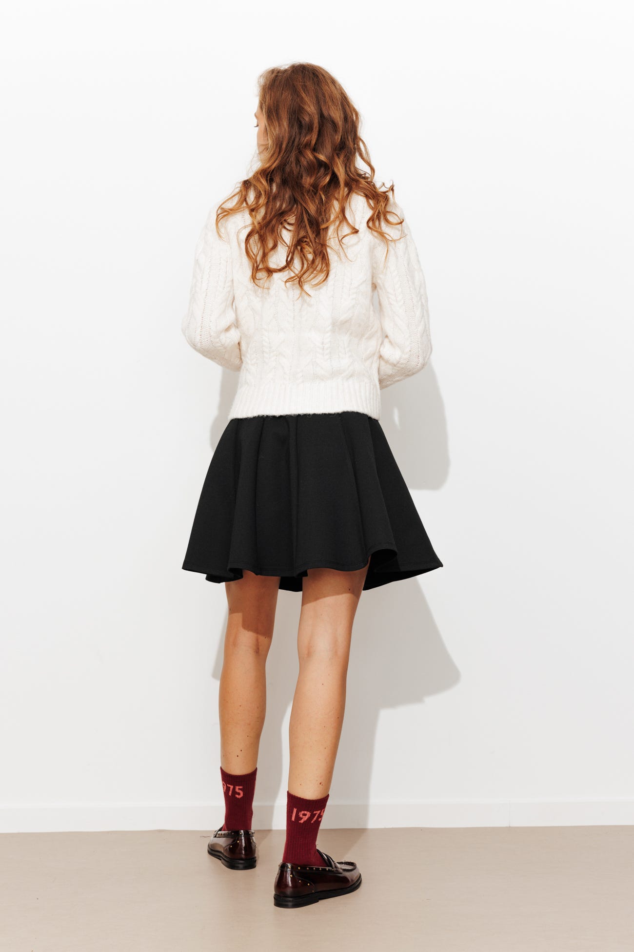 Jupe courte patineuse Femme