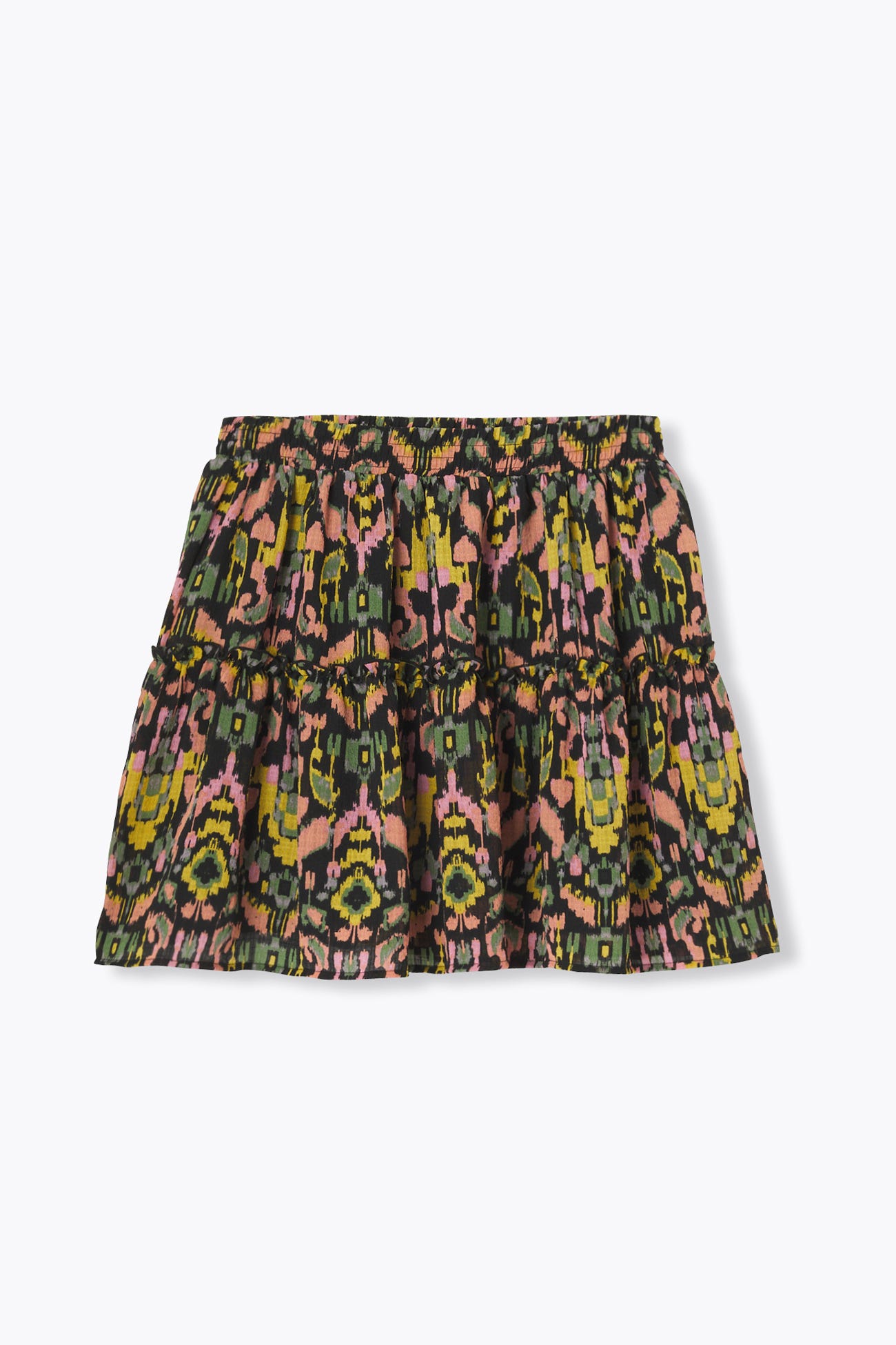 Falda corta estampada