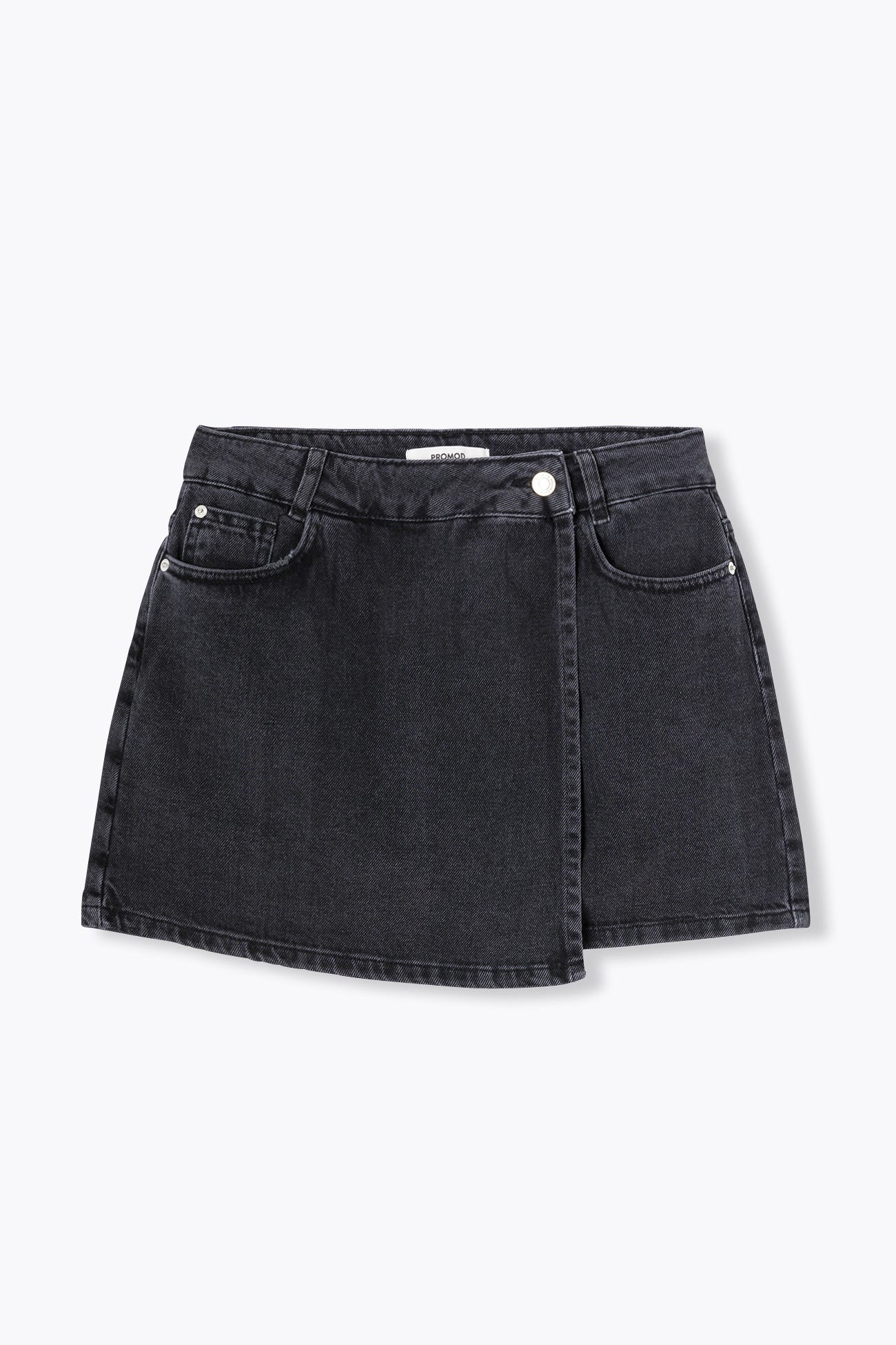 Mini jupe-short en jean
