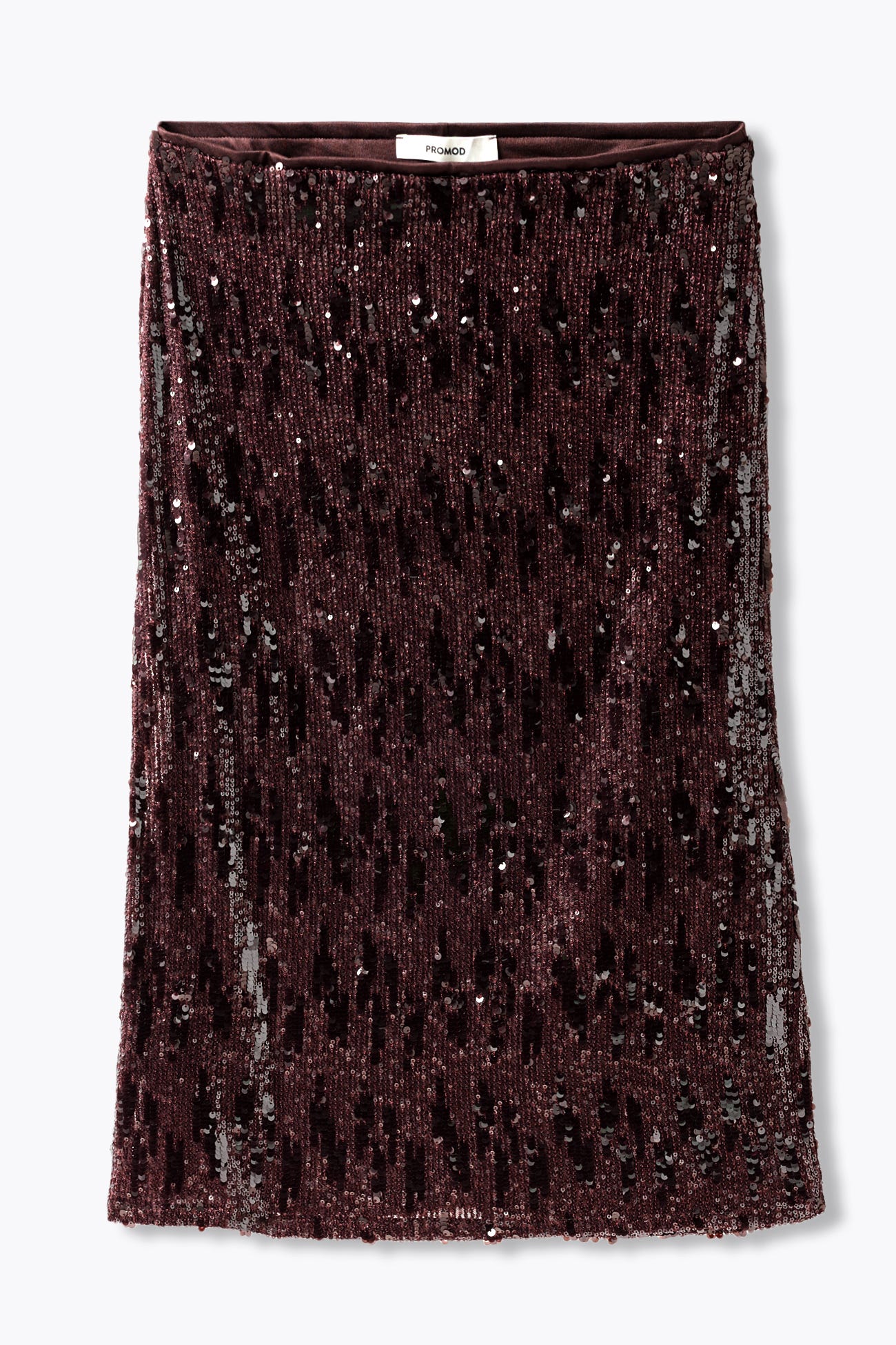 Glitzy midi skirt