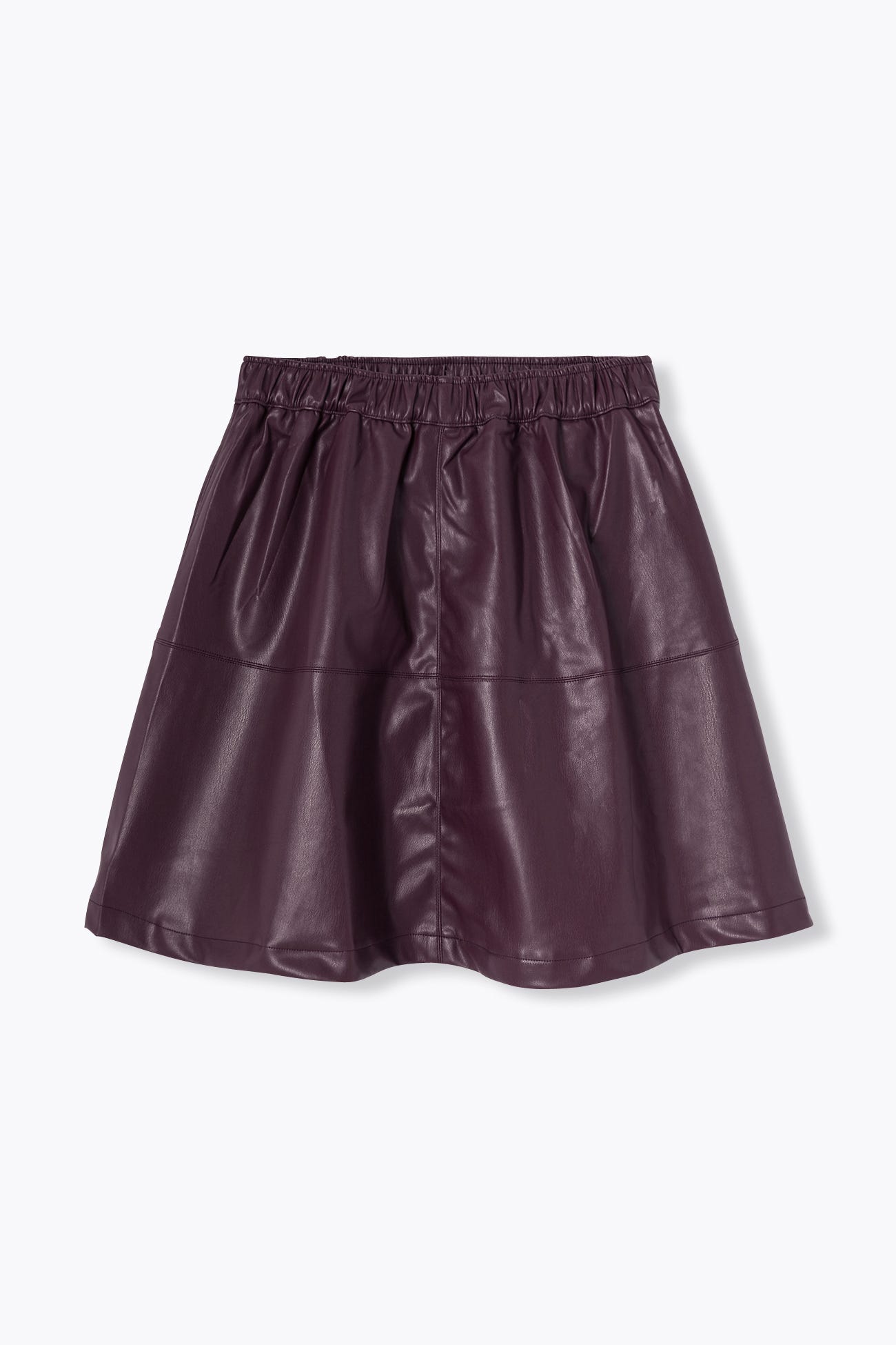 Jupe courte en simili Femme