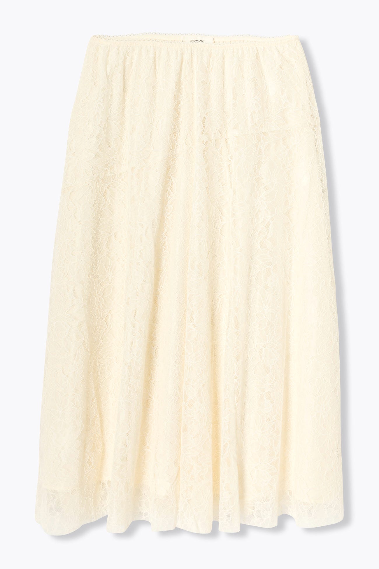 Jupe évasée en dentelle Femme