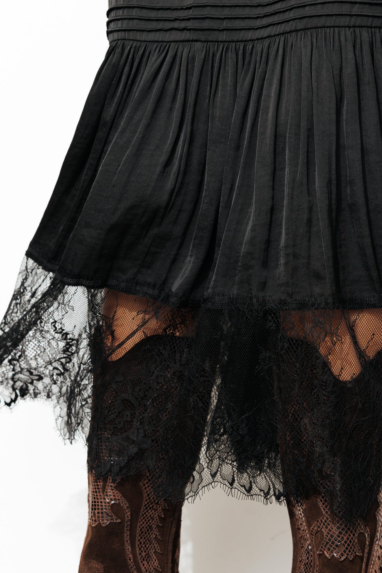 Jupe jupon dentelle Femme