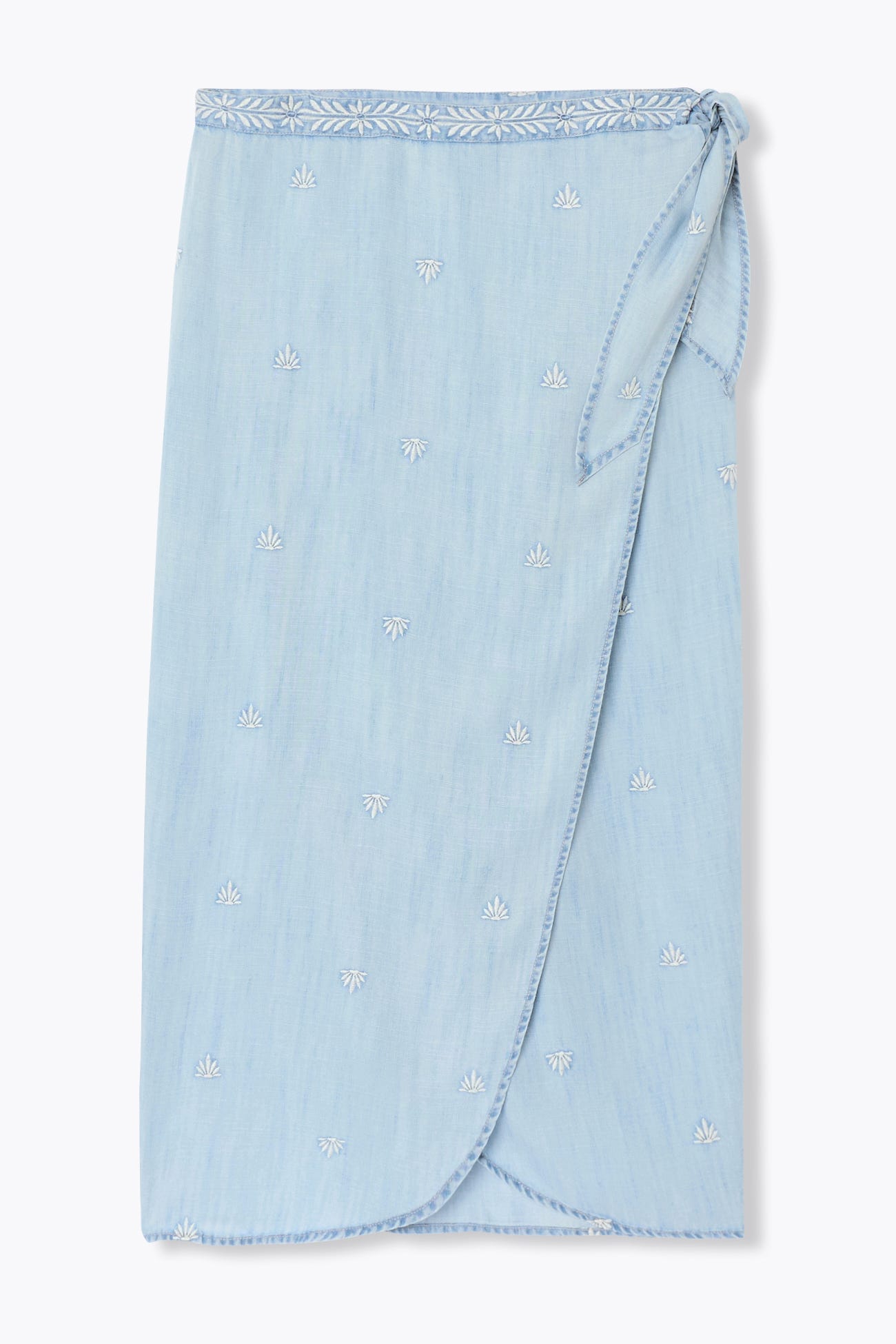 Jupe midi portefeuille Femme