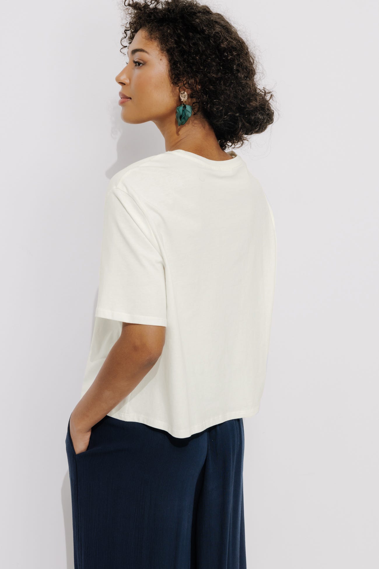 T-shirt à message Femme