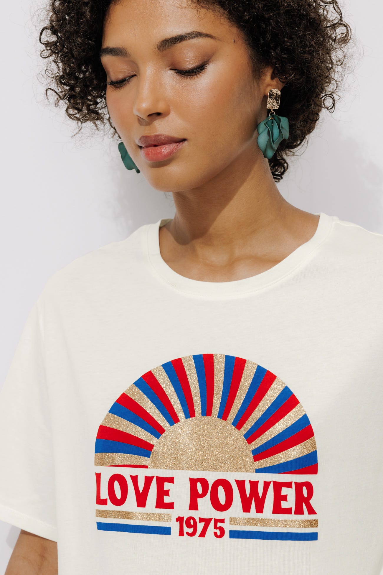 T-shirt à message Femme