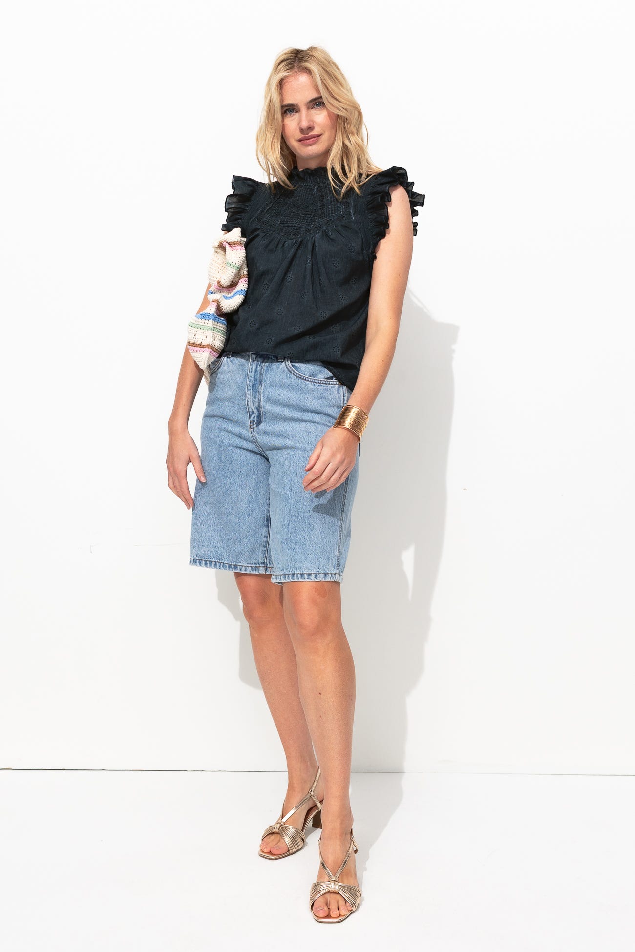 Blouse en broderie anglaise