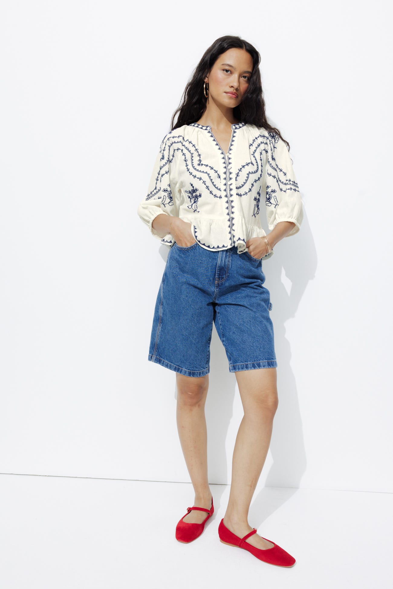 Embroidered blouse