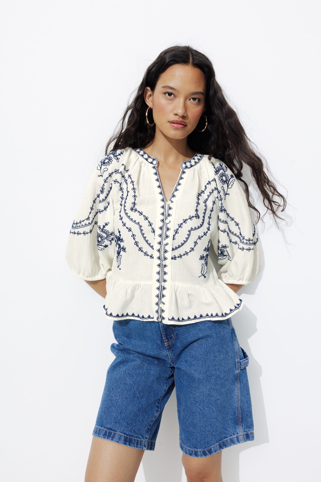 Embroidered blouse