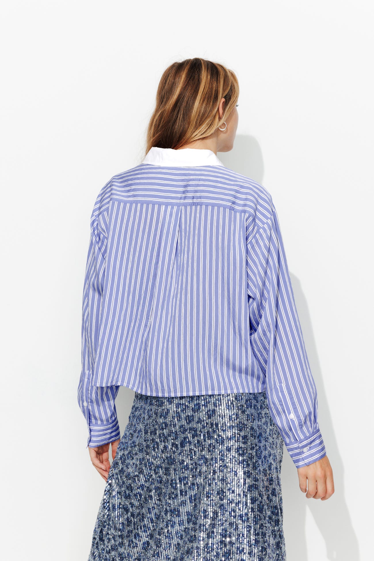Camicia corta a righe