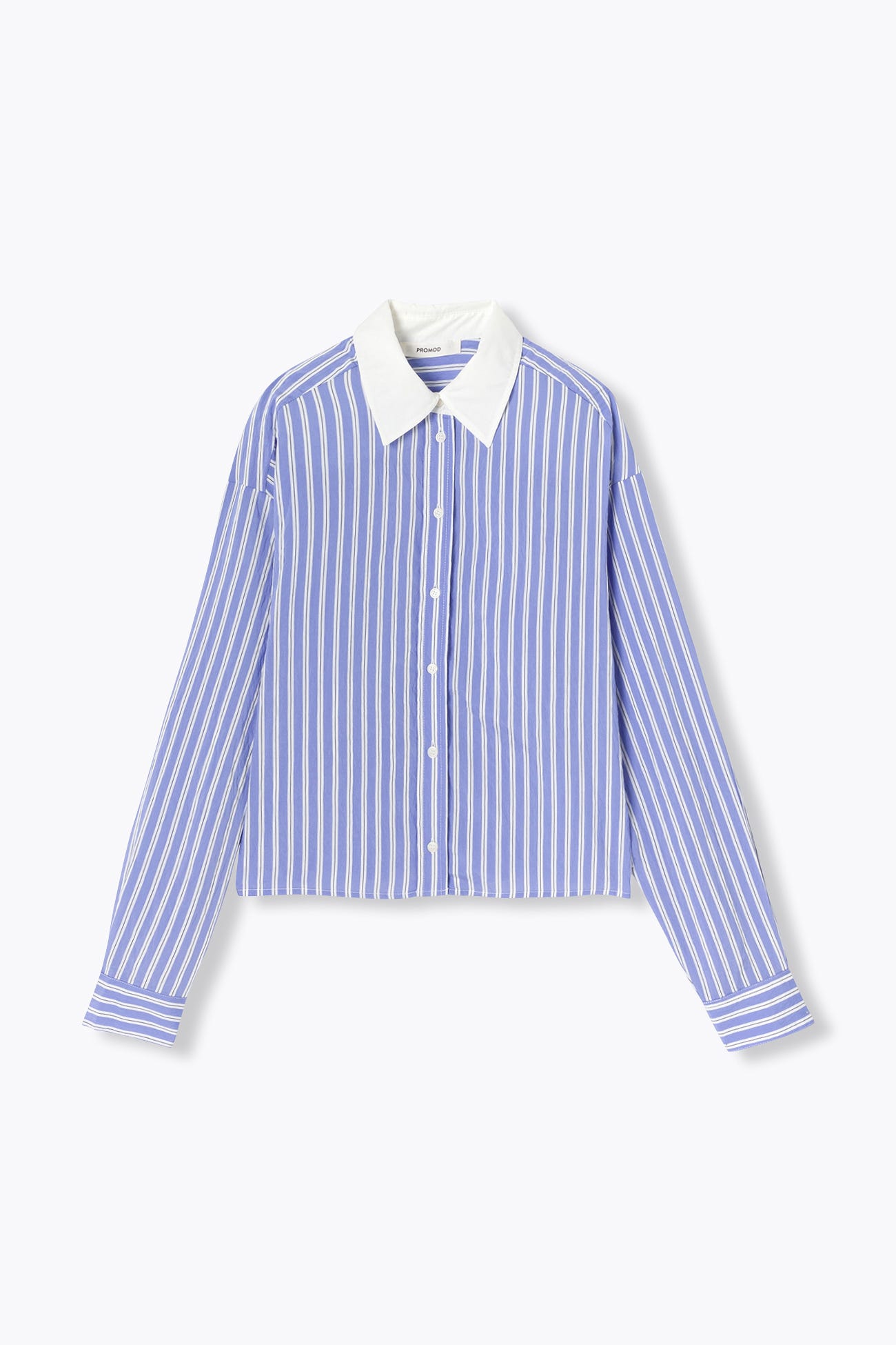 Camicia corta a righe
