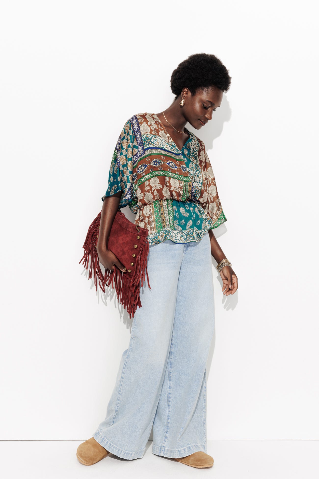 Blusa fular muselina