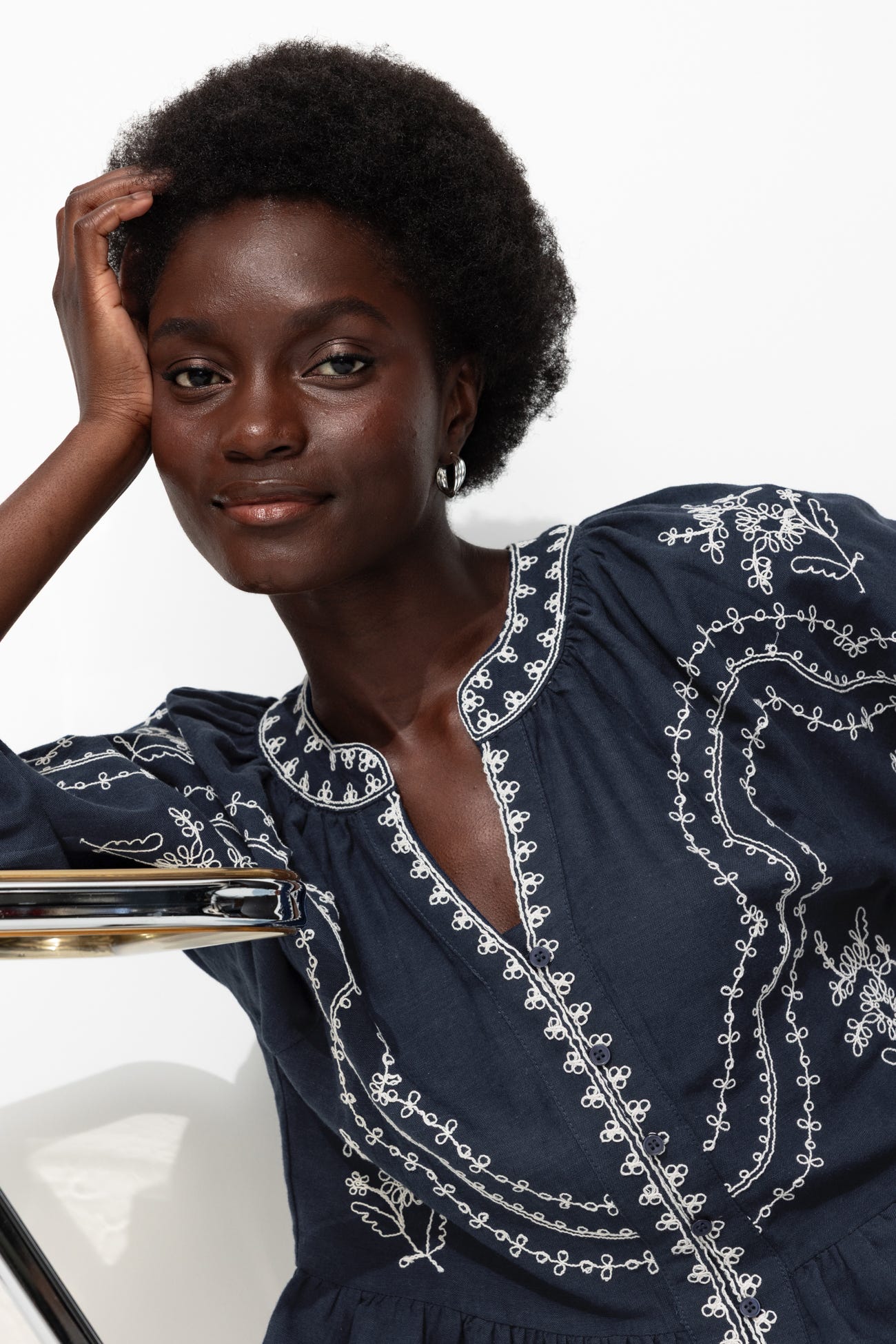 Embroidered blouse