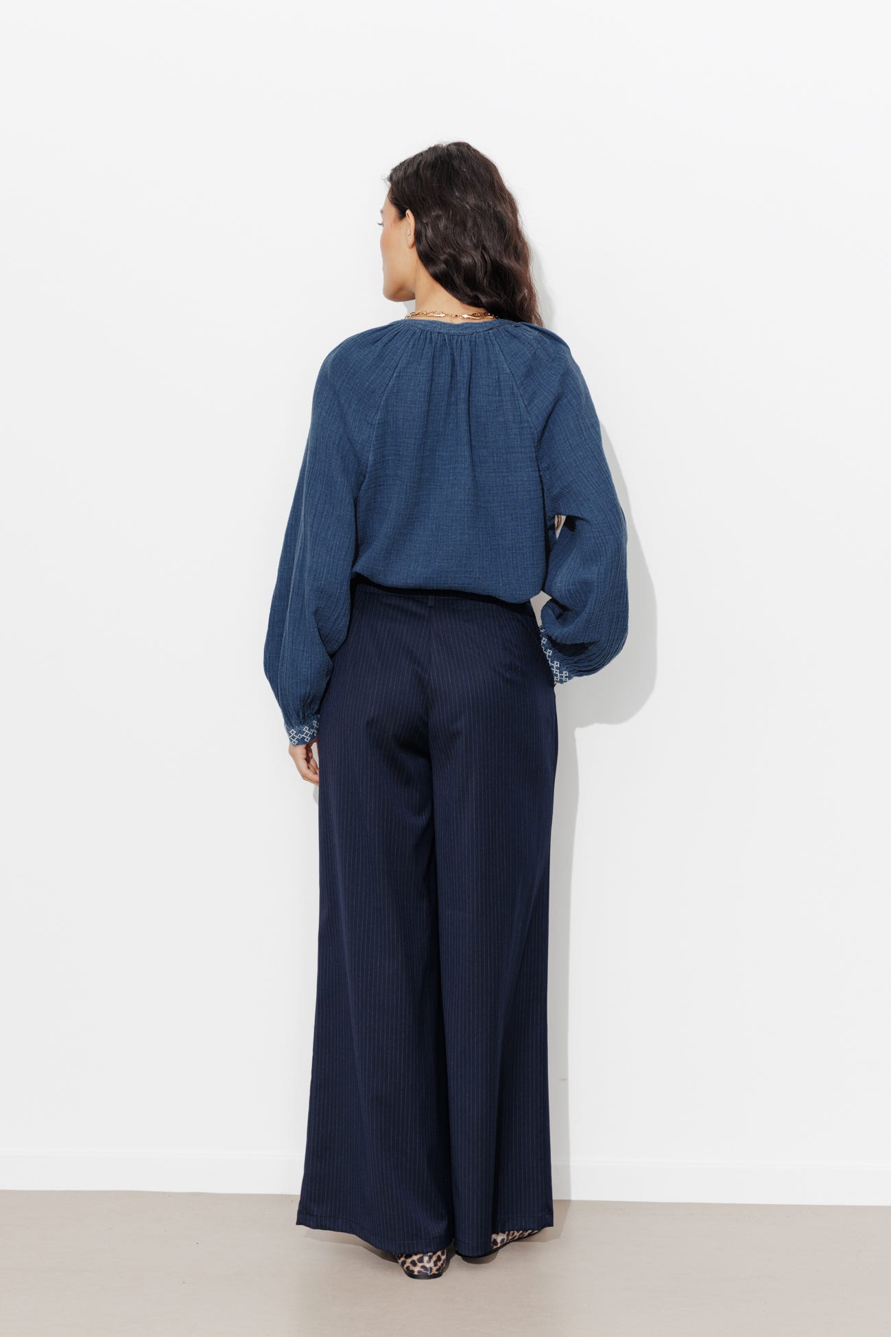 GINGER blouse folk brodée