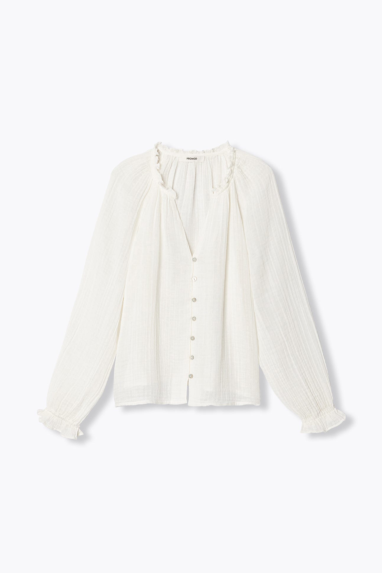 Cotton gauze shirt