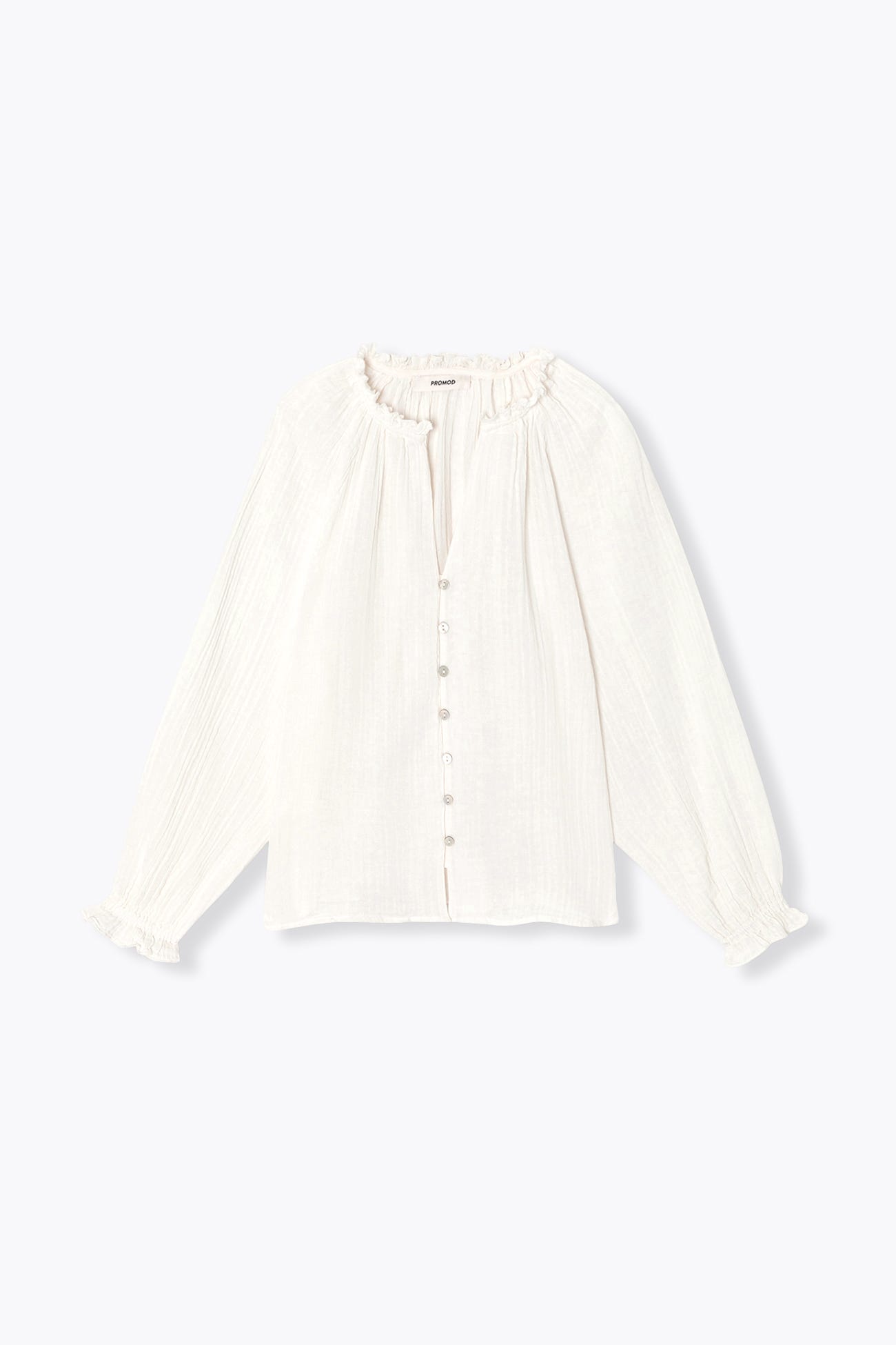 Chemise en gaze de coton Femme