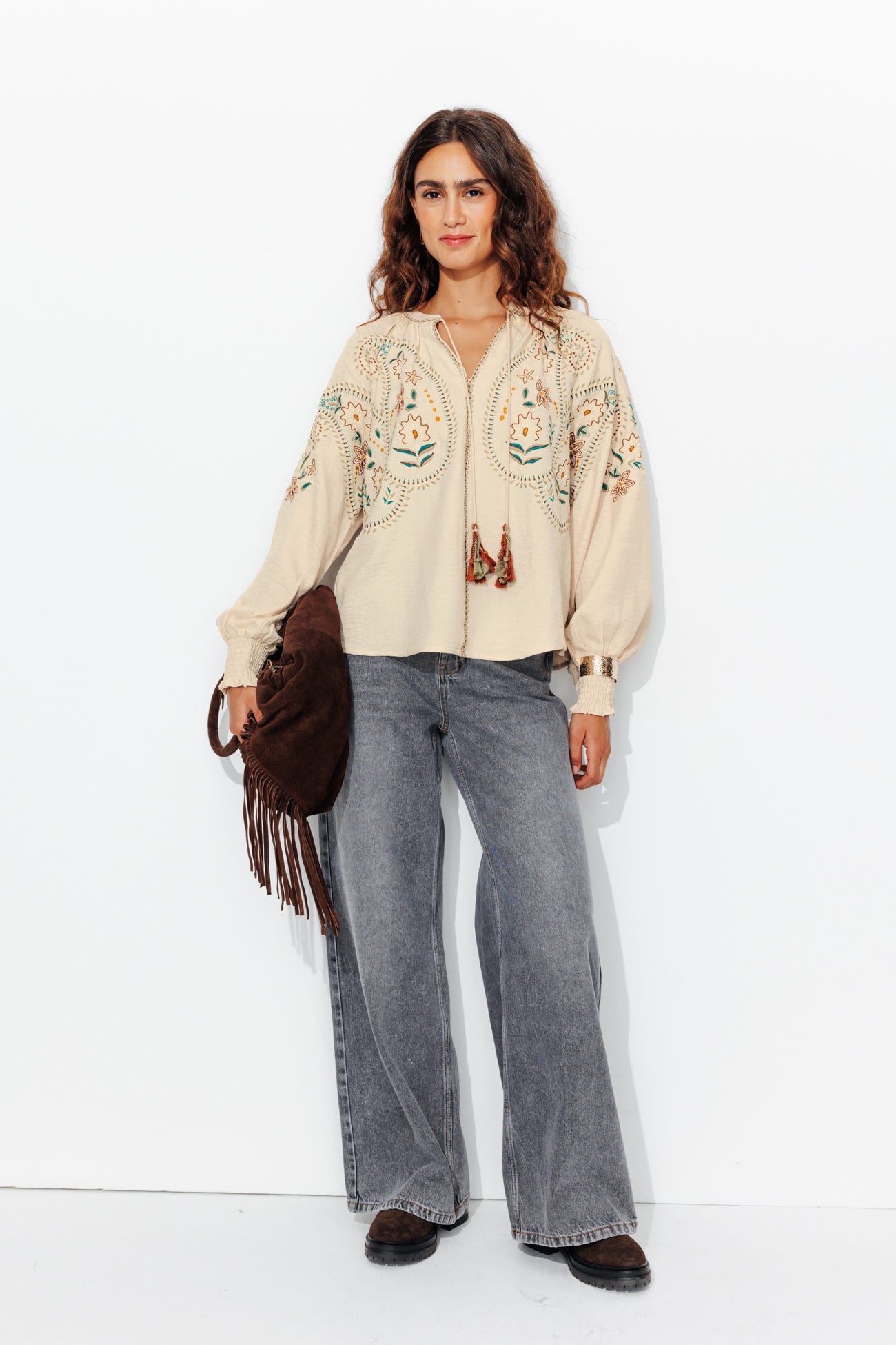 Embroidered blouse