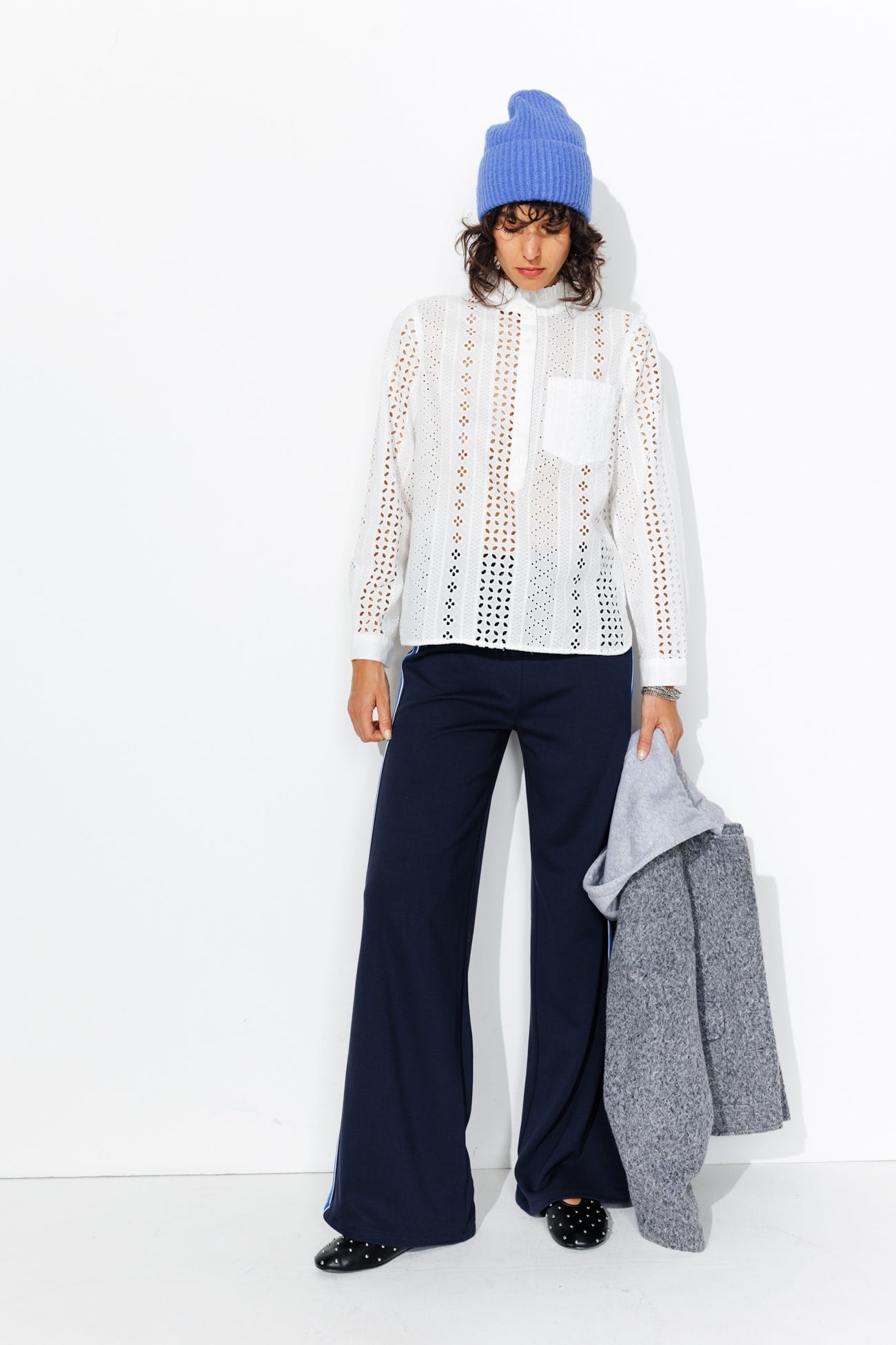 Blouse en broderie anglaise