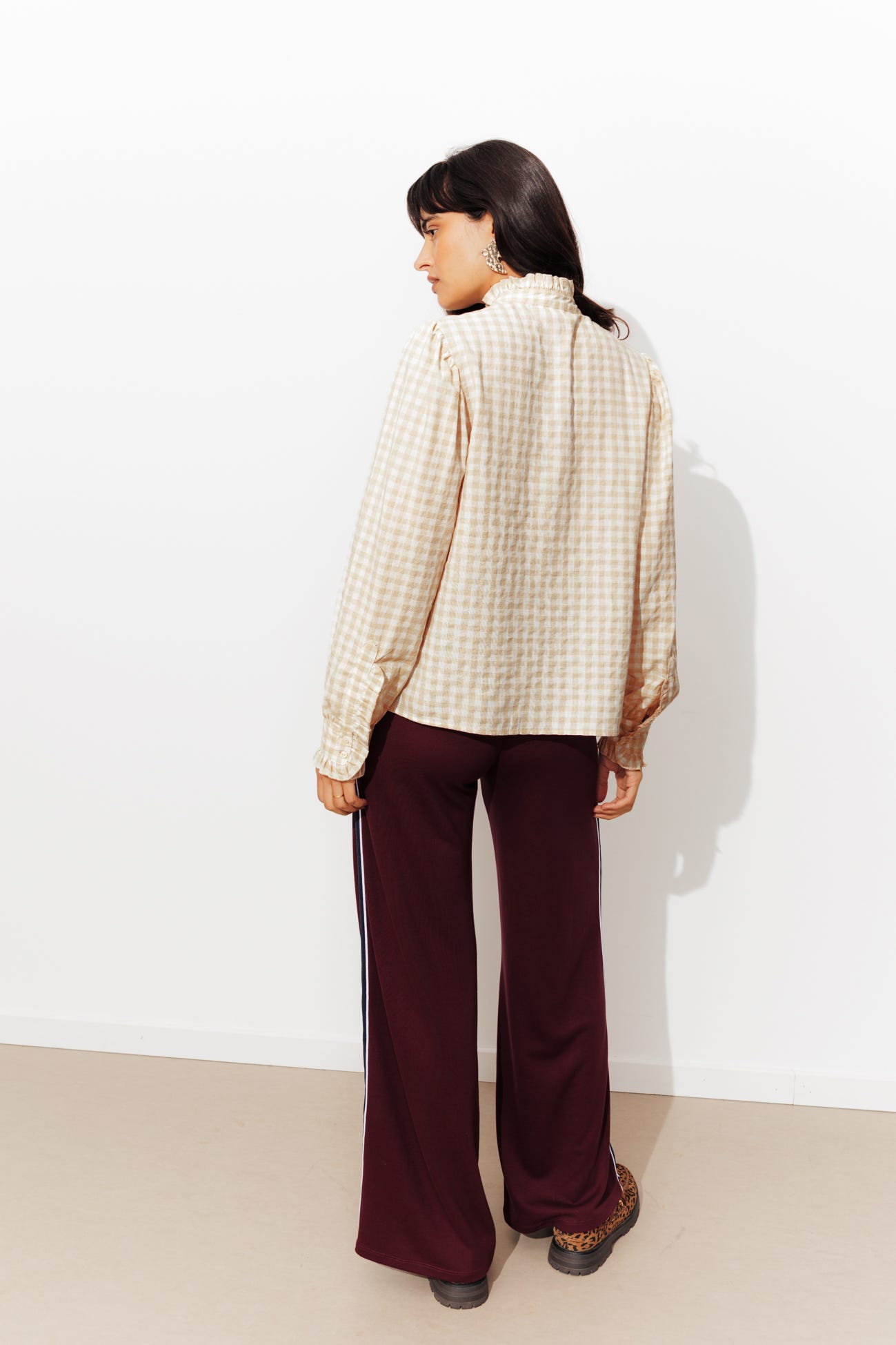 Chemise à carreaux vichy