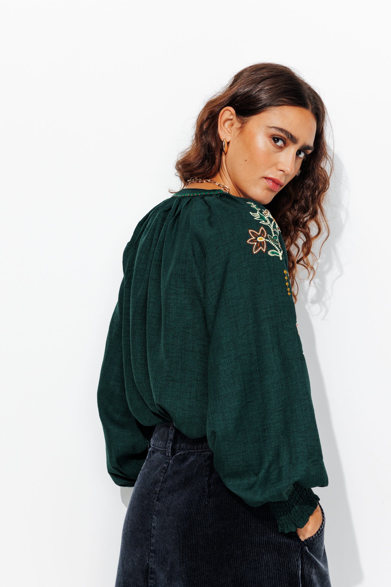 Embroidered blouse