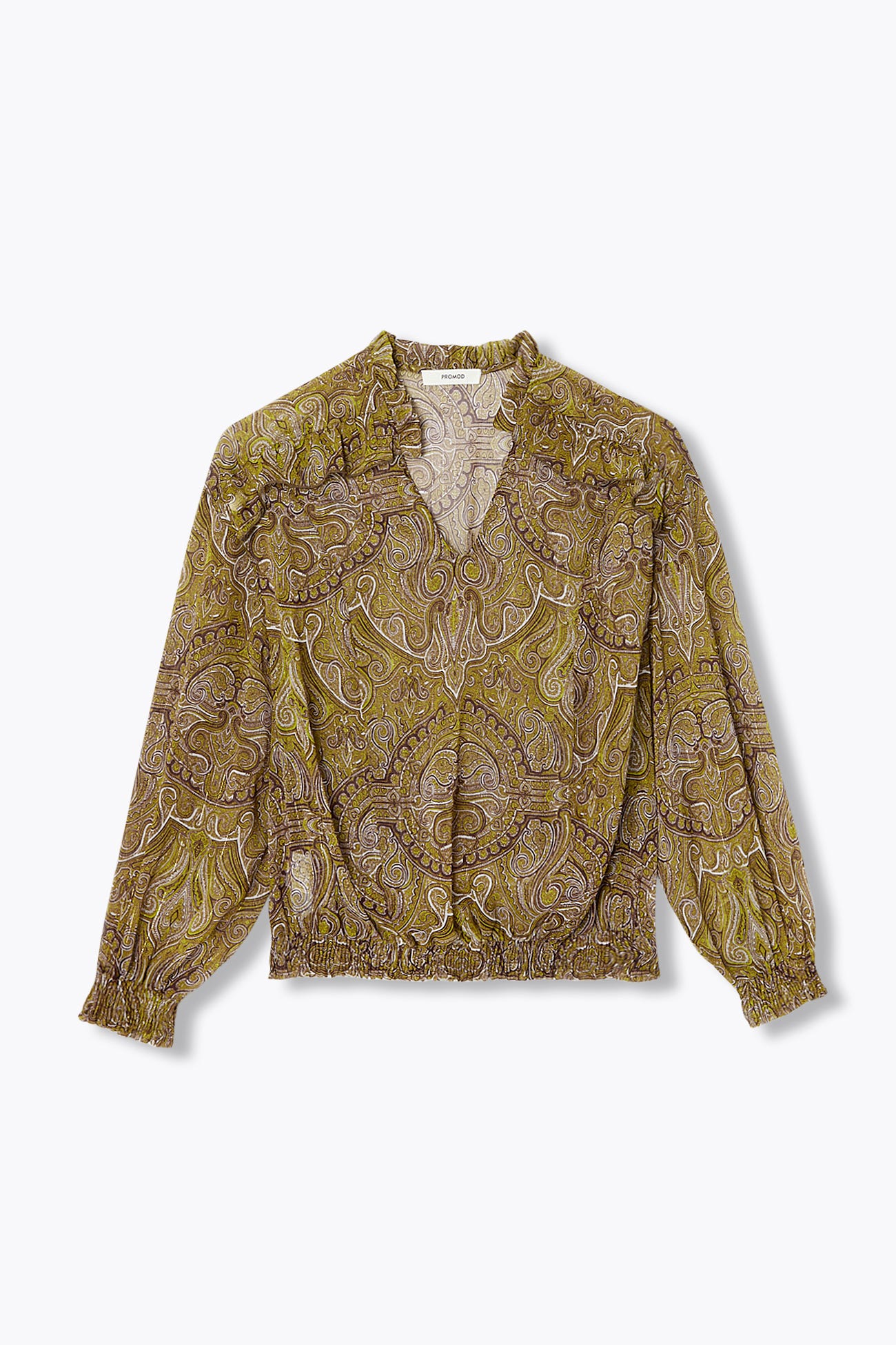Blouse en mousseline imprimée