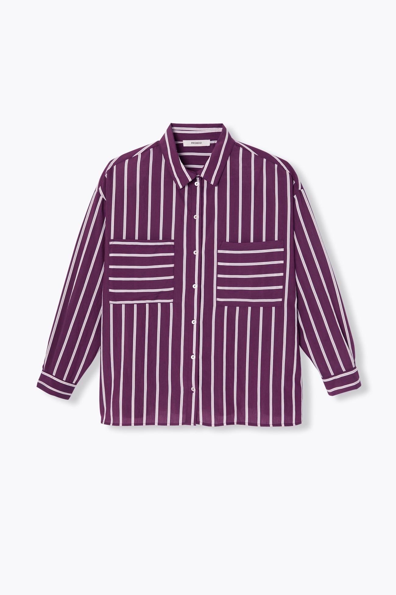 Oversized striped shirt
