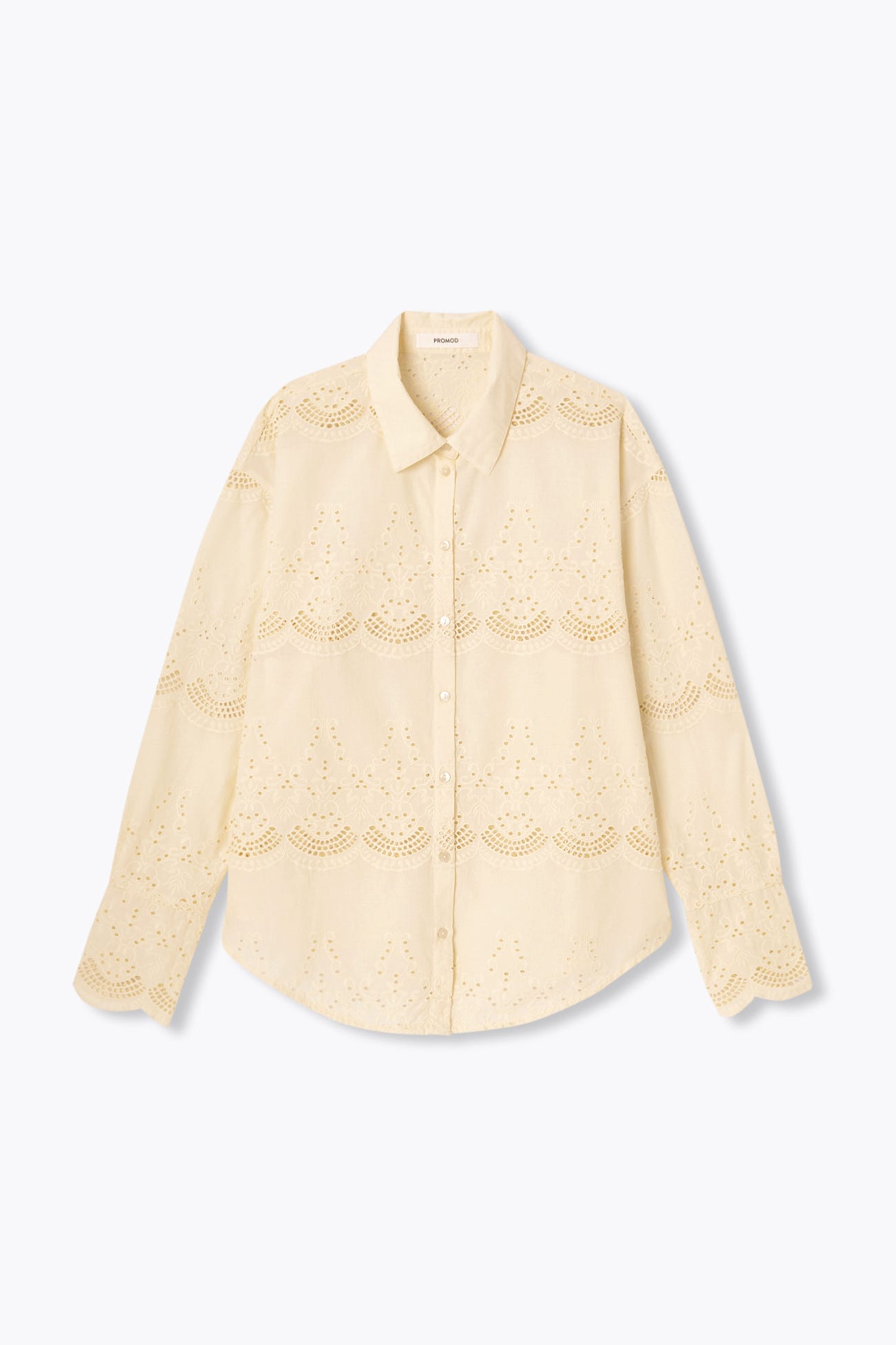 Camicia in ricamo inglese