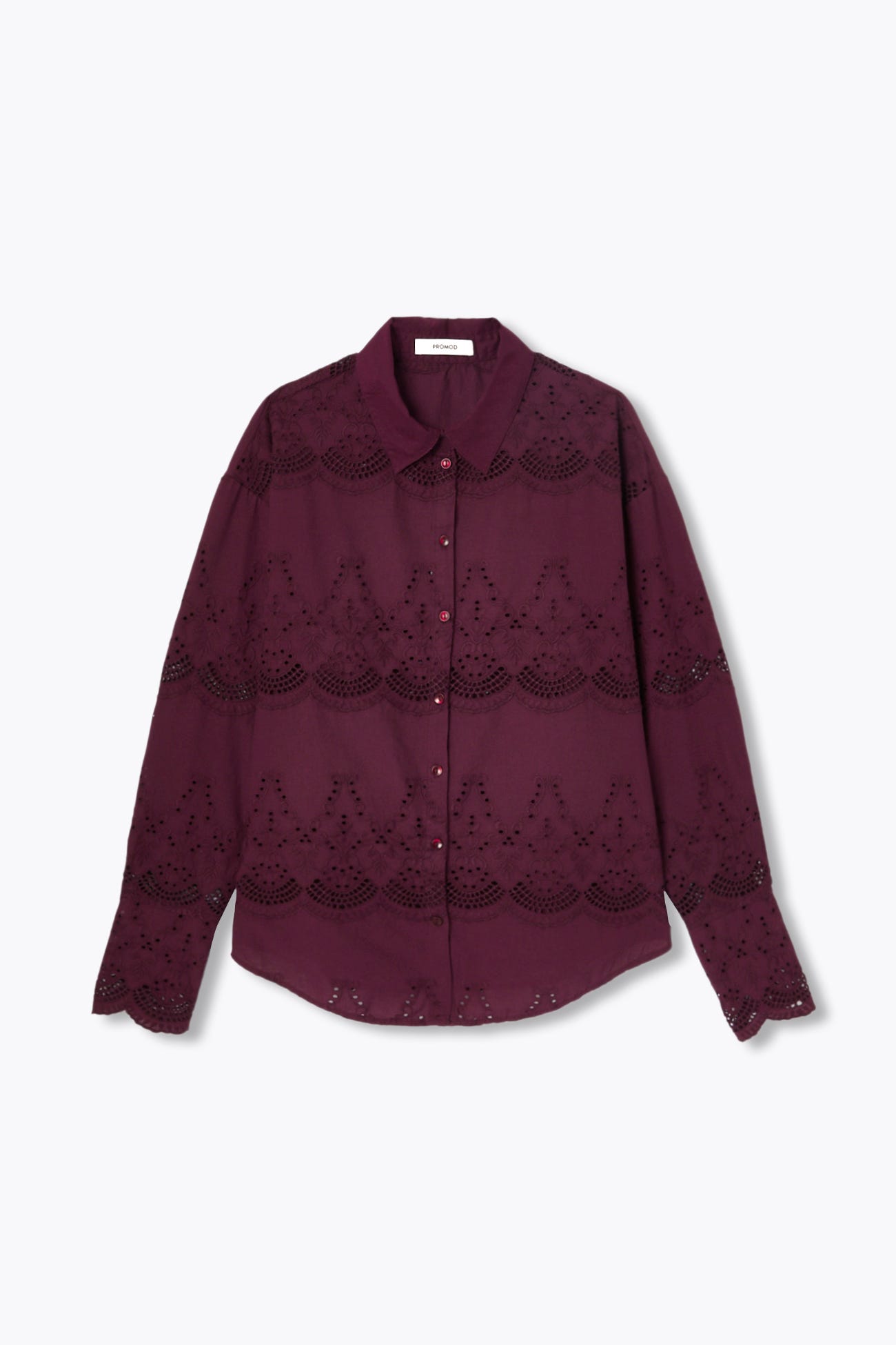 Chemise en broderie anglaise