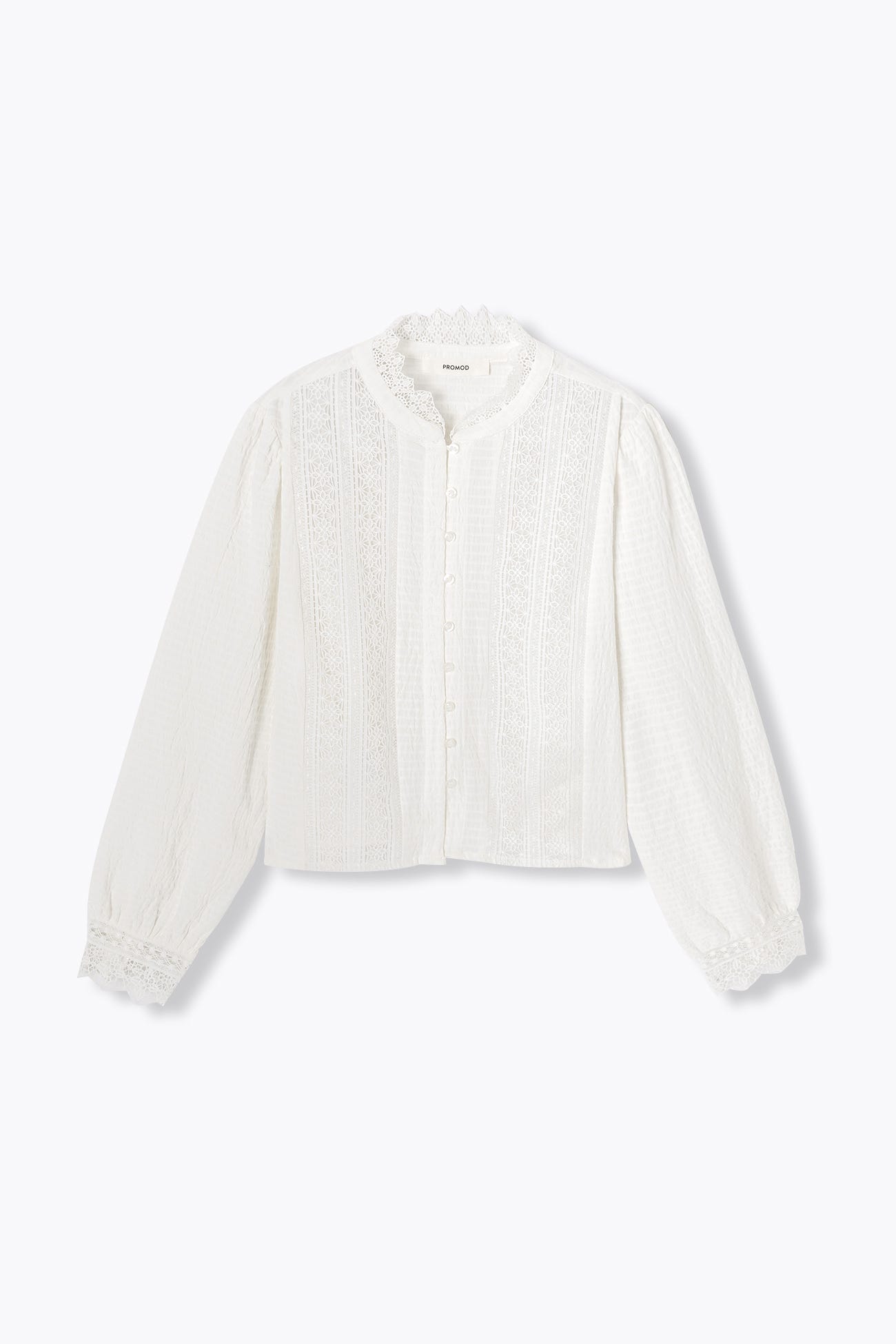 Chemise détail dentelle Femme