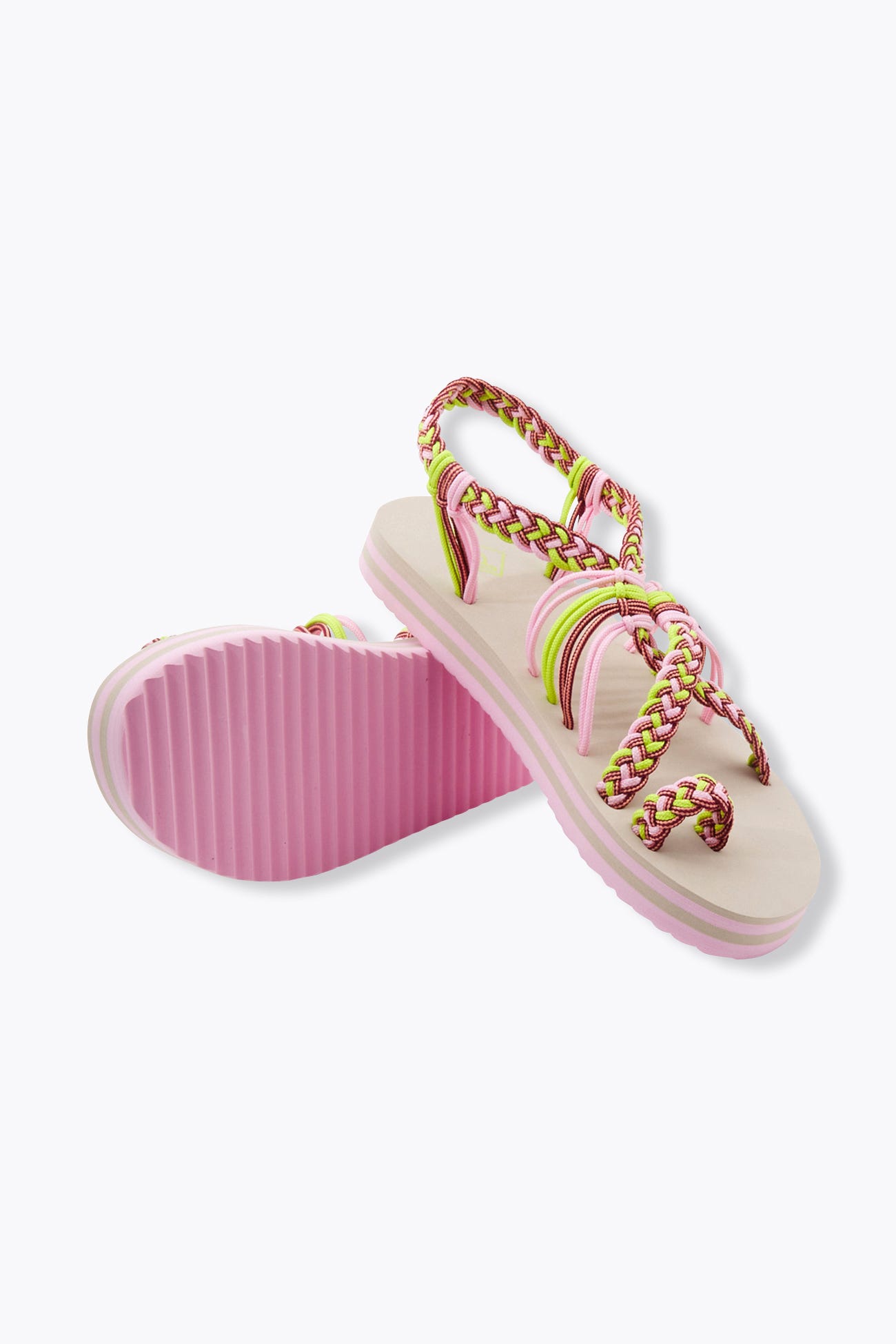 Sandales tressées Femme