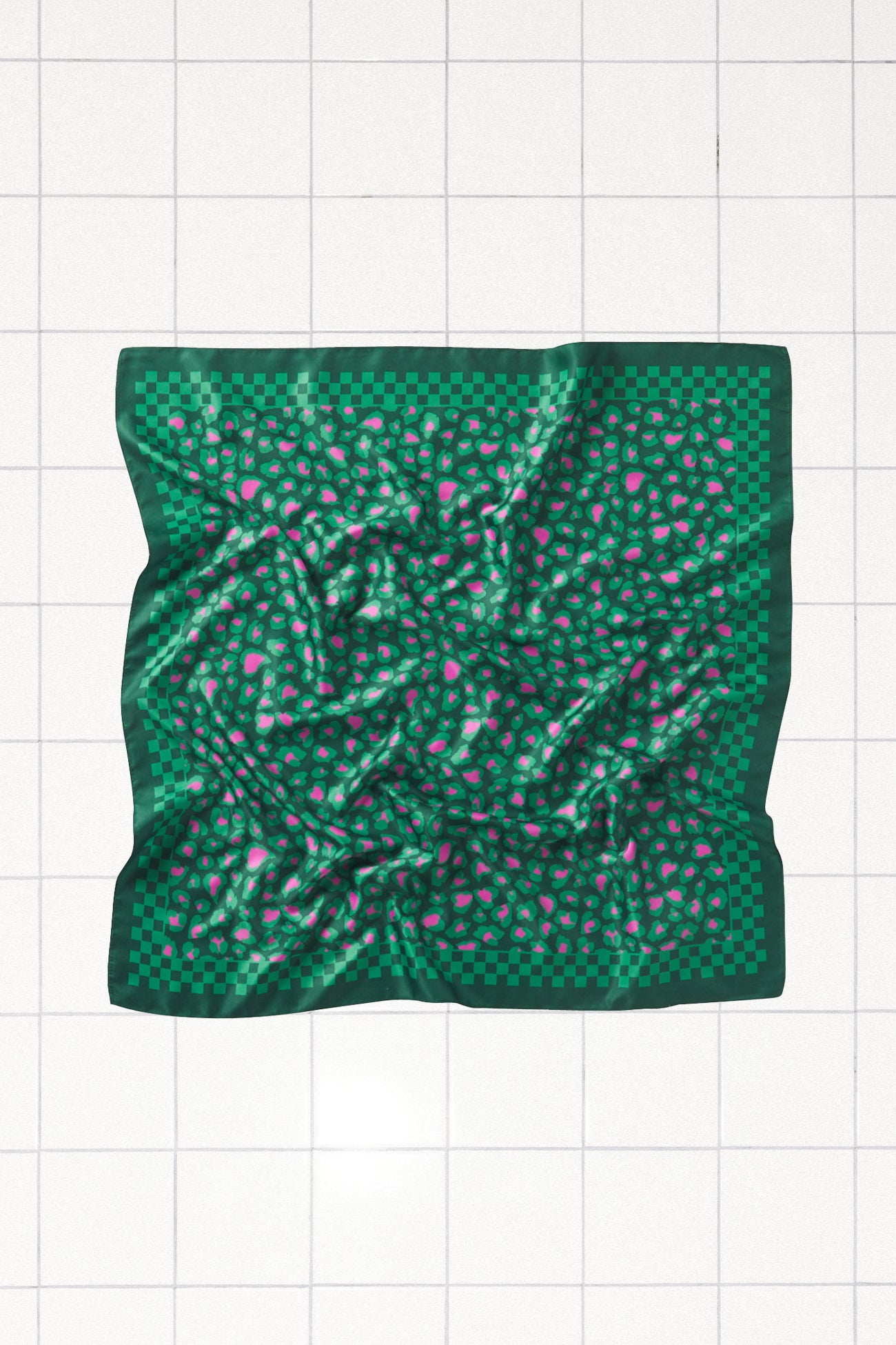 Foulard léopard coloré Femme