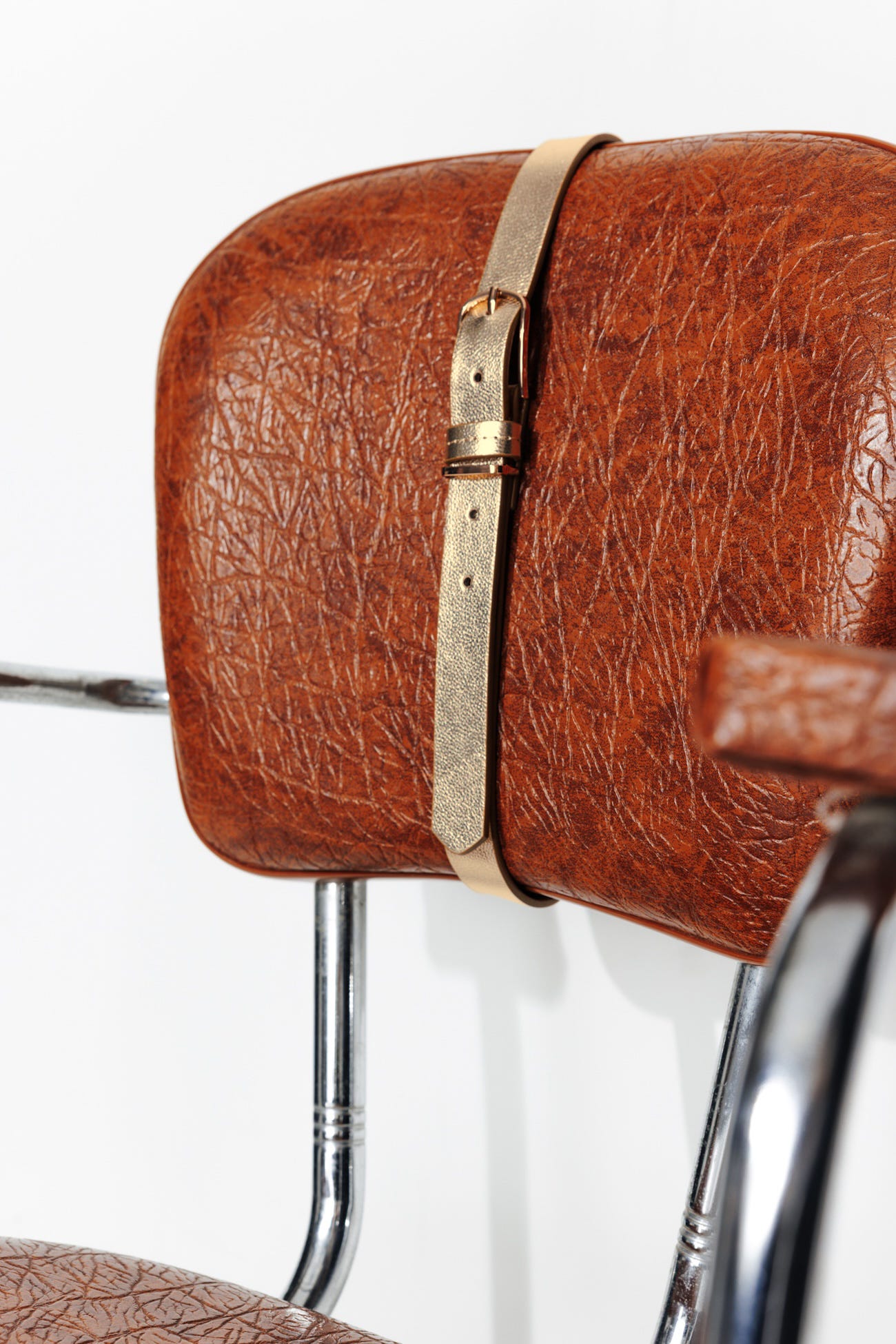 Ceinture effet cuir irisé