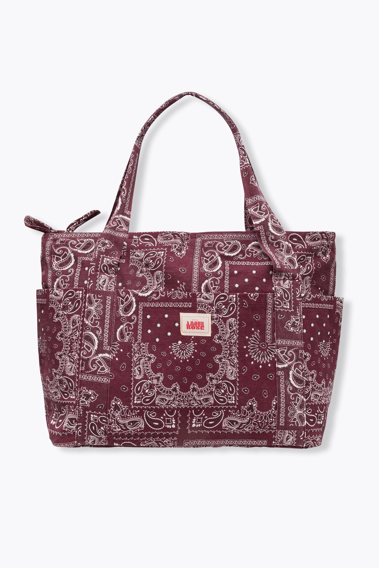 Roomy leopard canvas bag