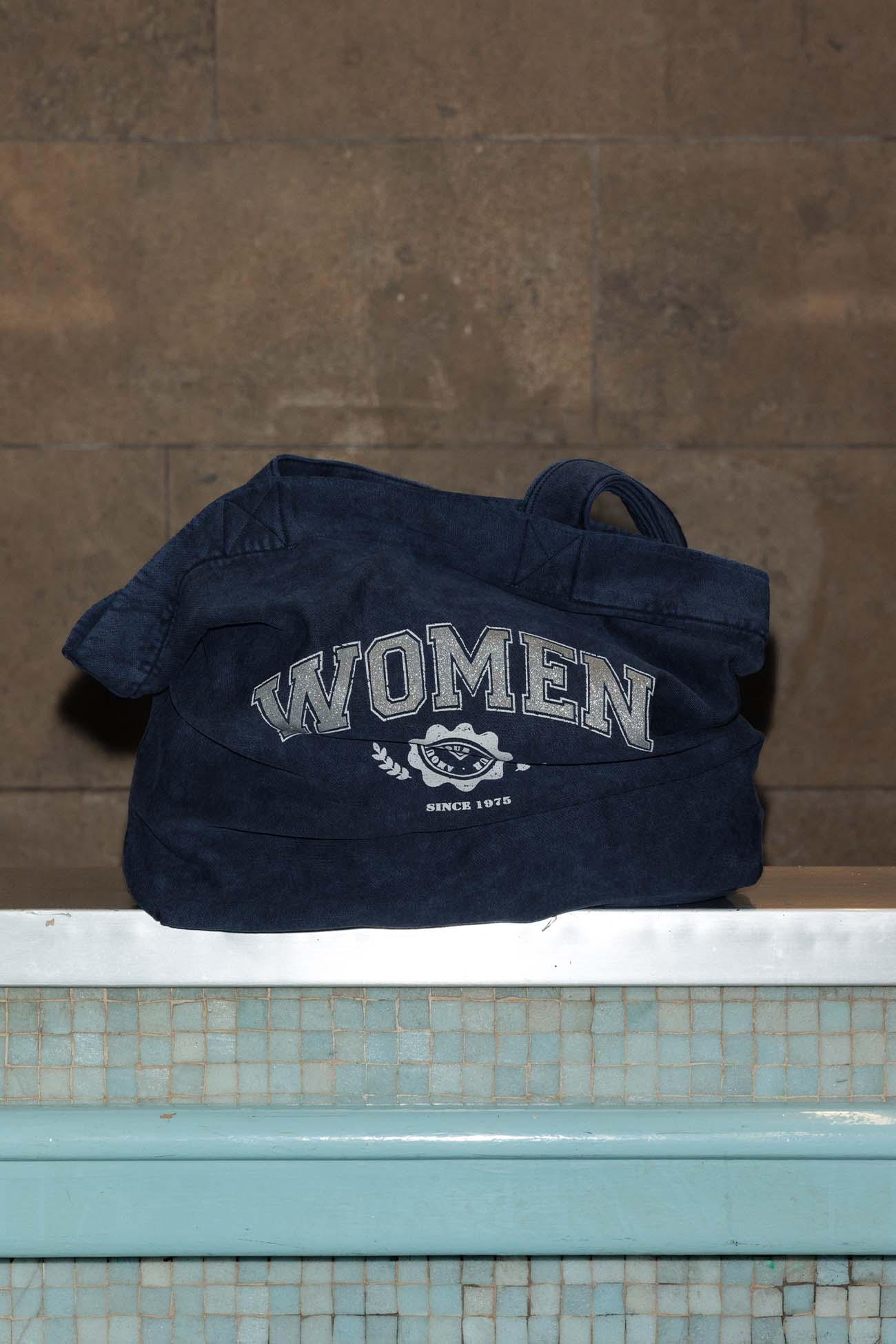 Sweatshirt fabric tote bag