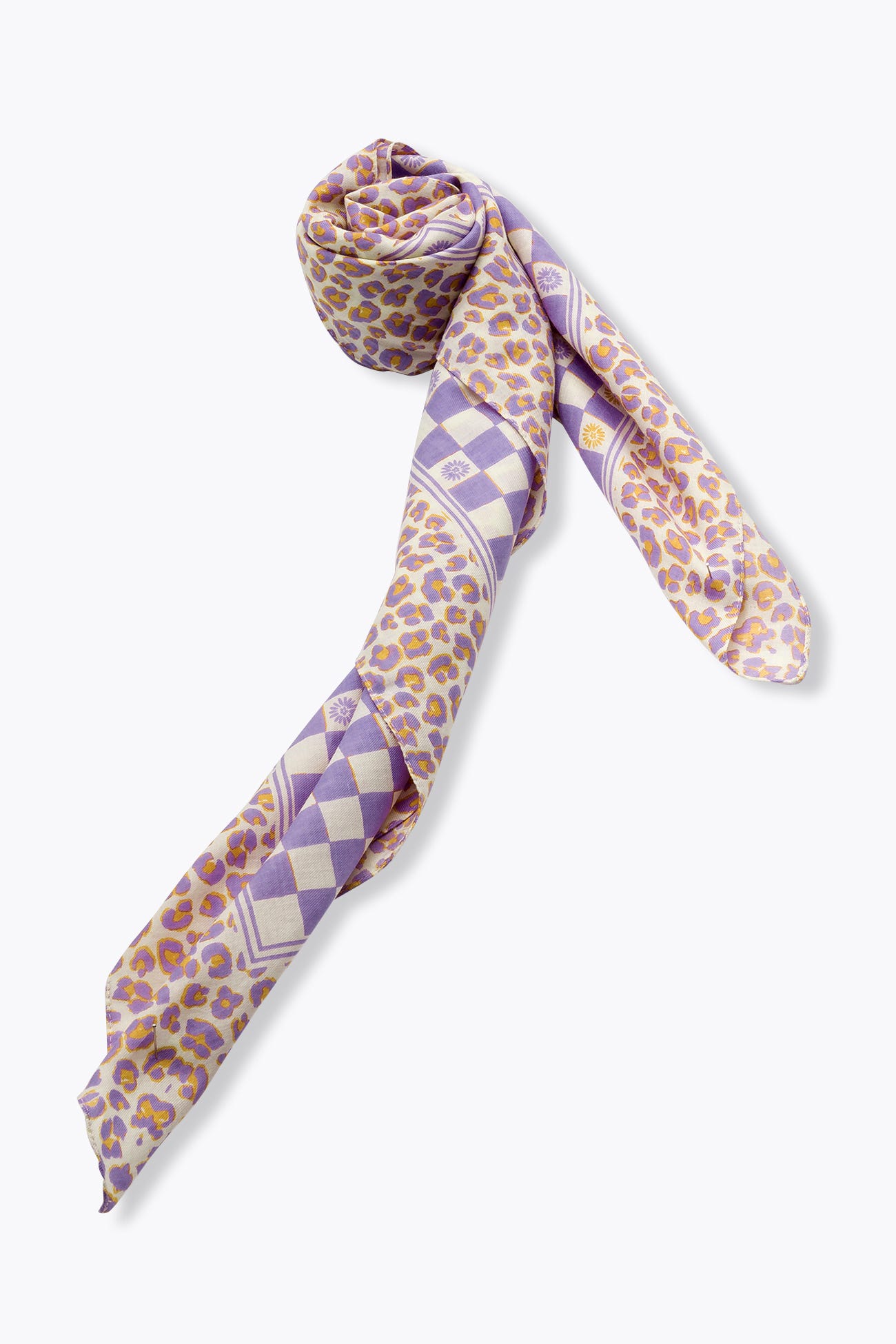 Foulard carré imprimé Femme