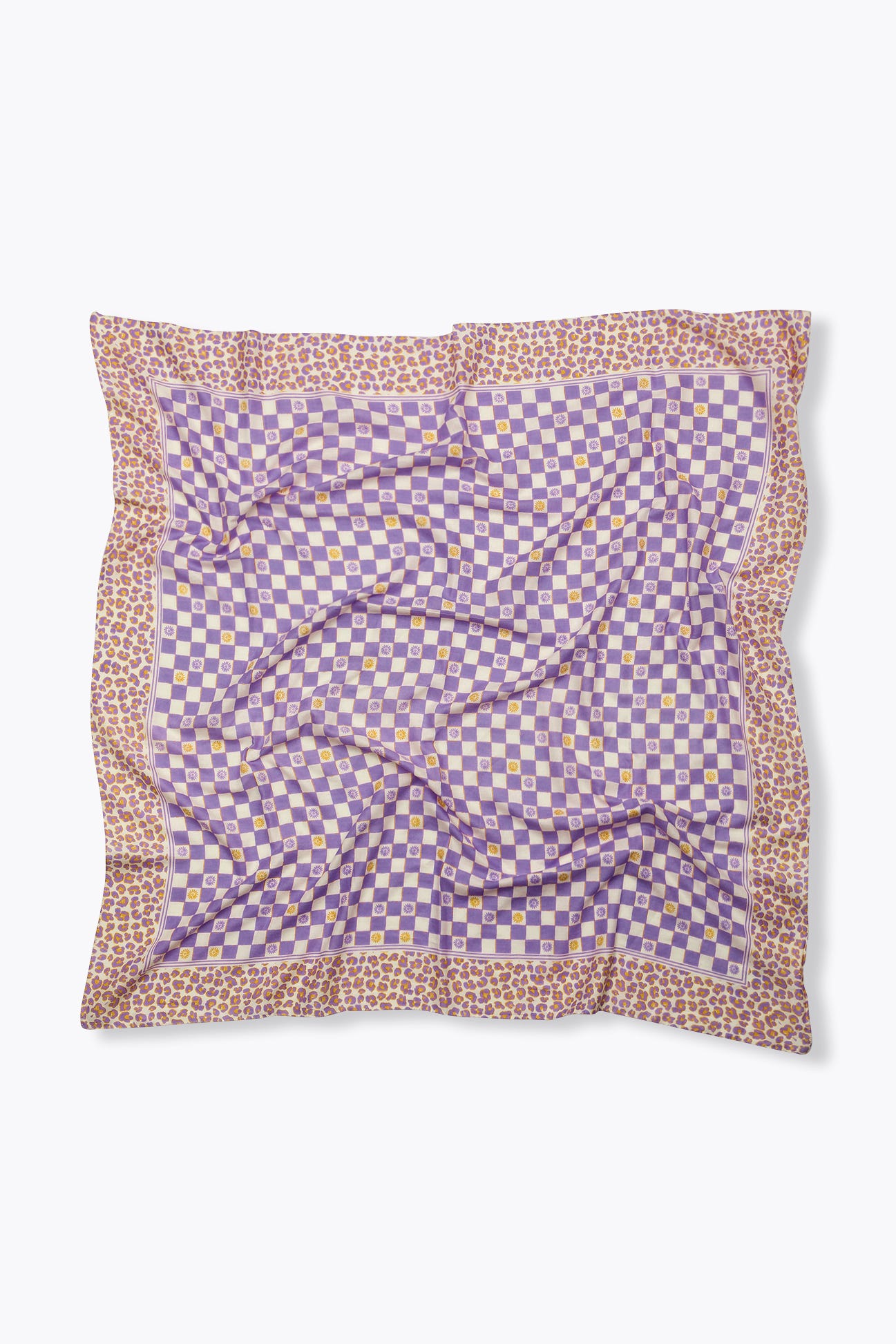 Foulard carré imprimé Femme