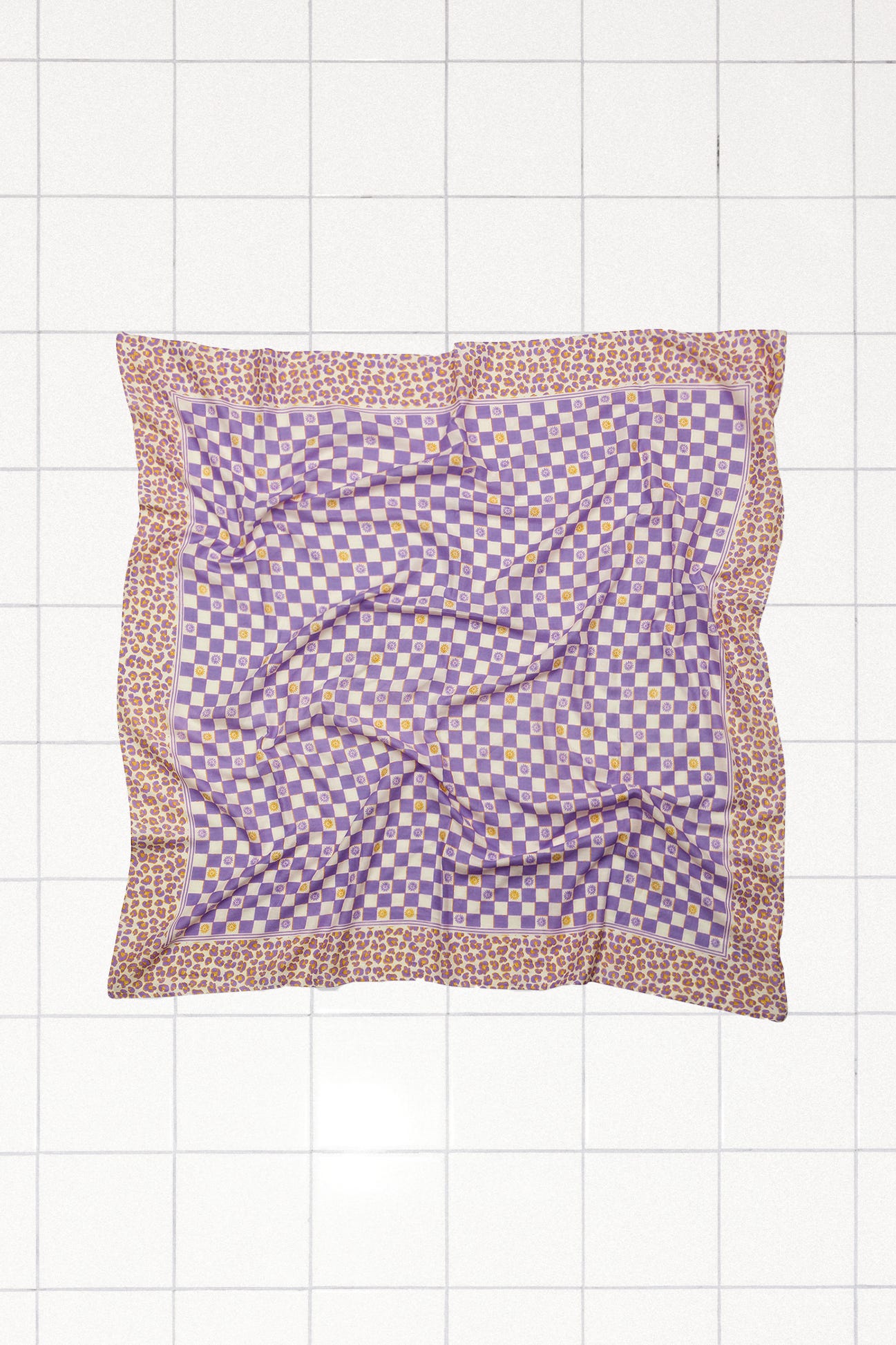 Foulard quadrato fantasia