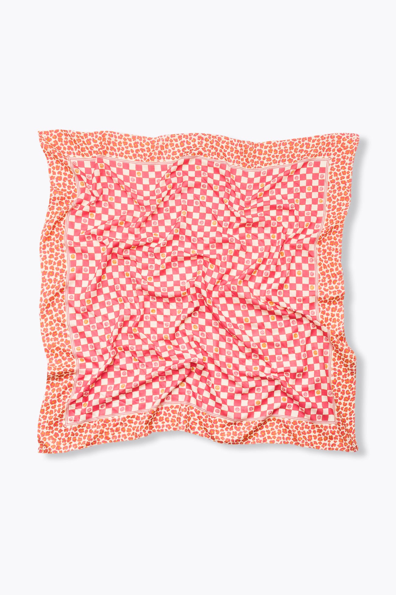 Foulard carré imprimé Femme