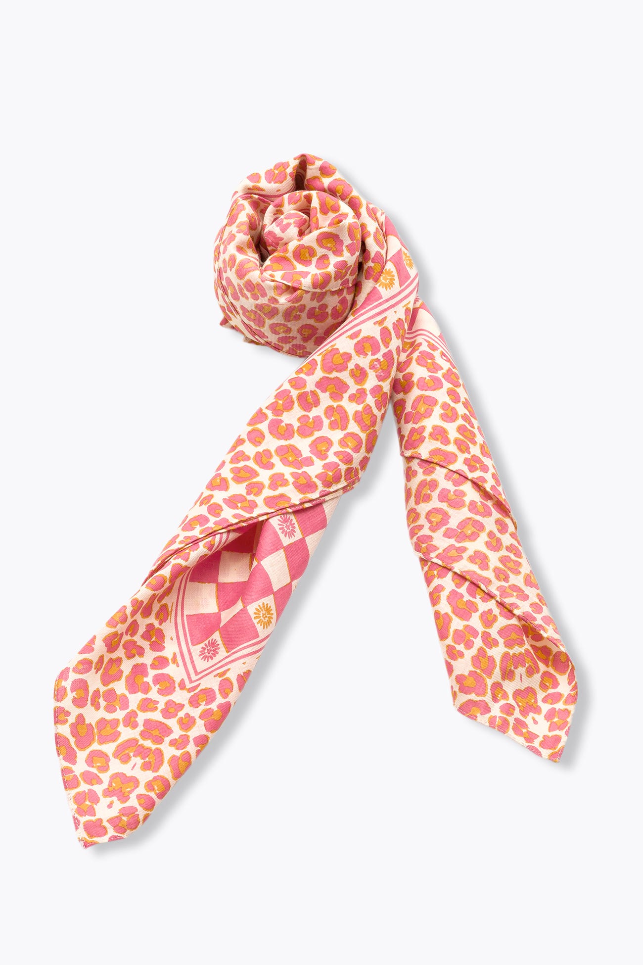 Foulard carré imprimé Femme