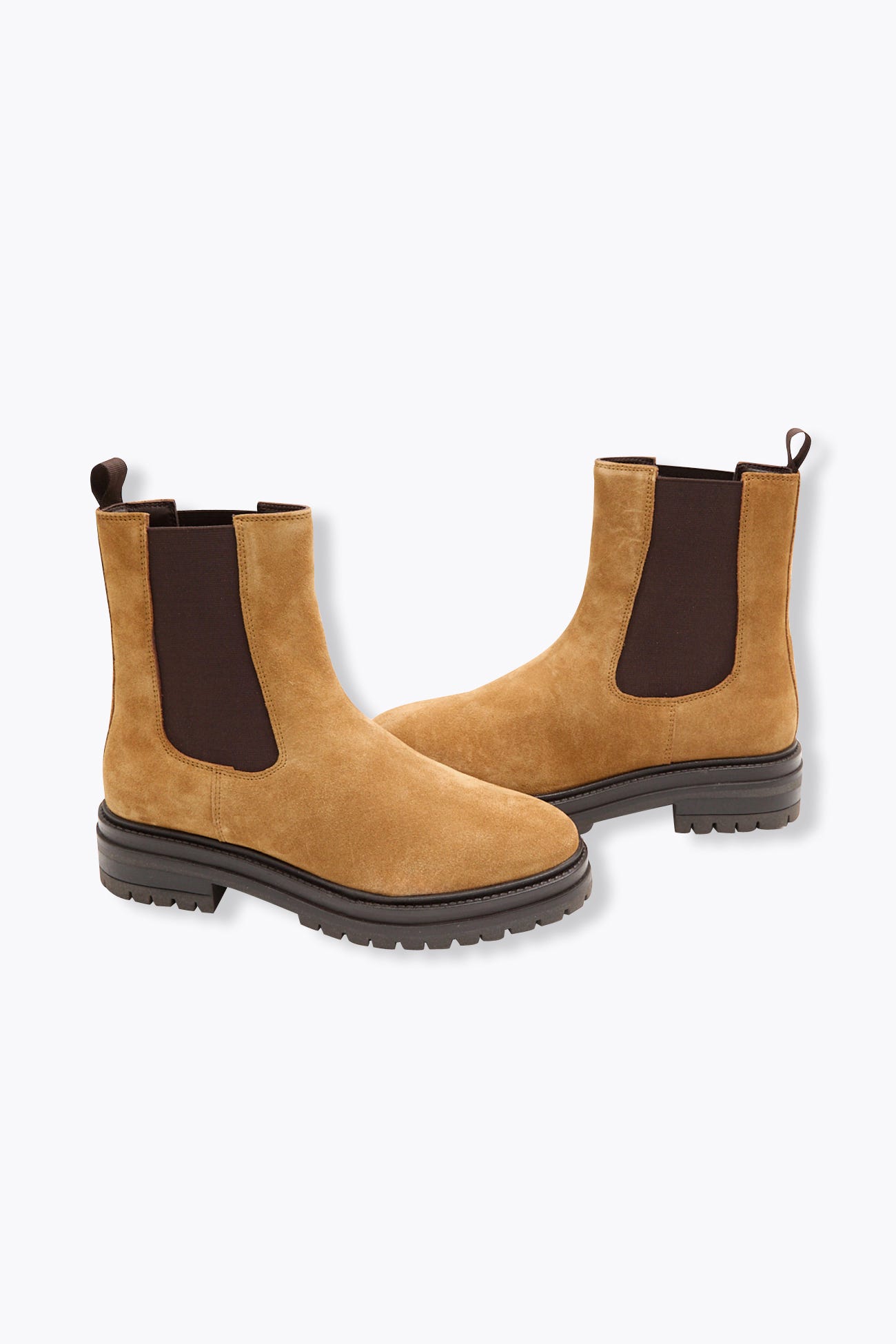Boots chelsea en cuir Femme