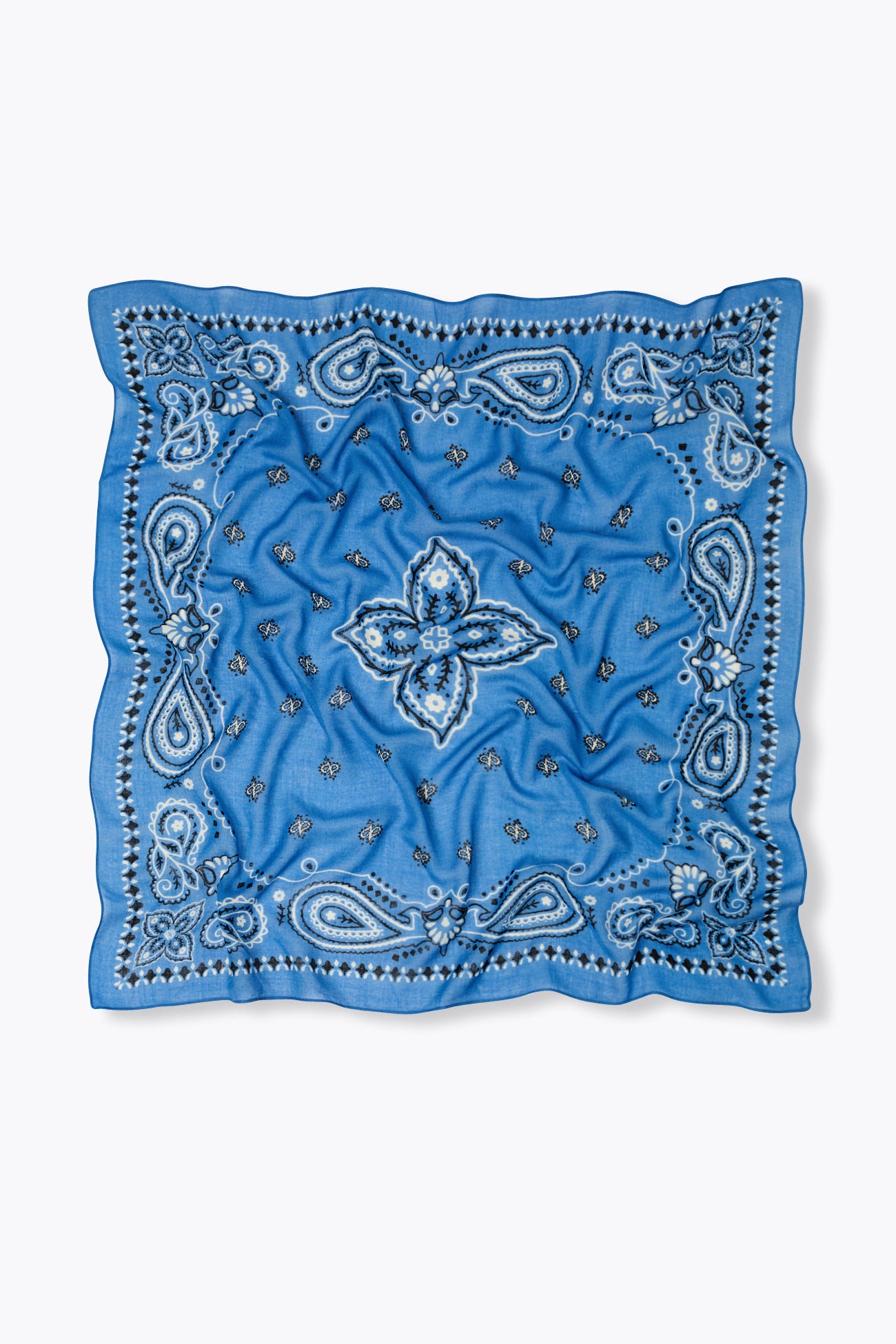 Wool bandana scarf