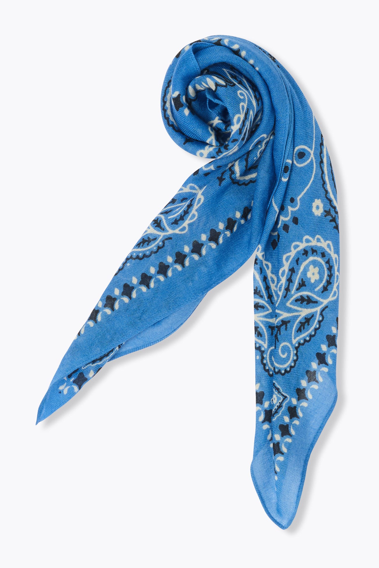 Wool bandana scarf