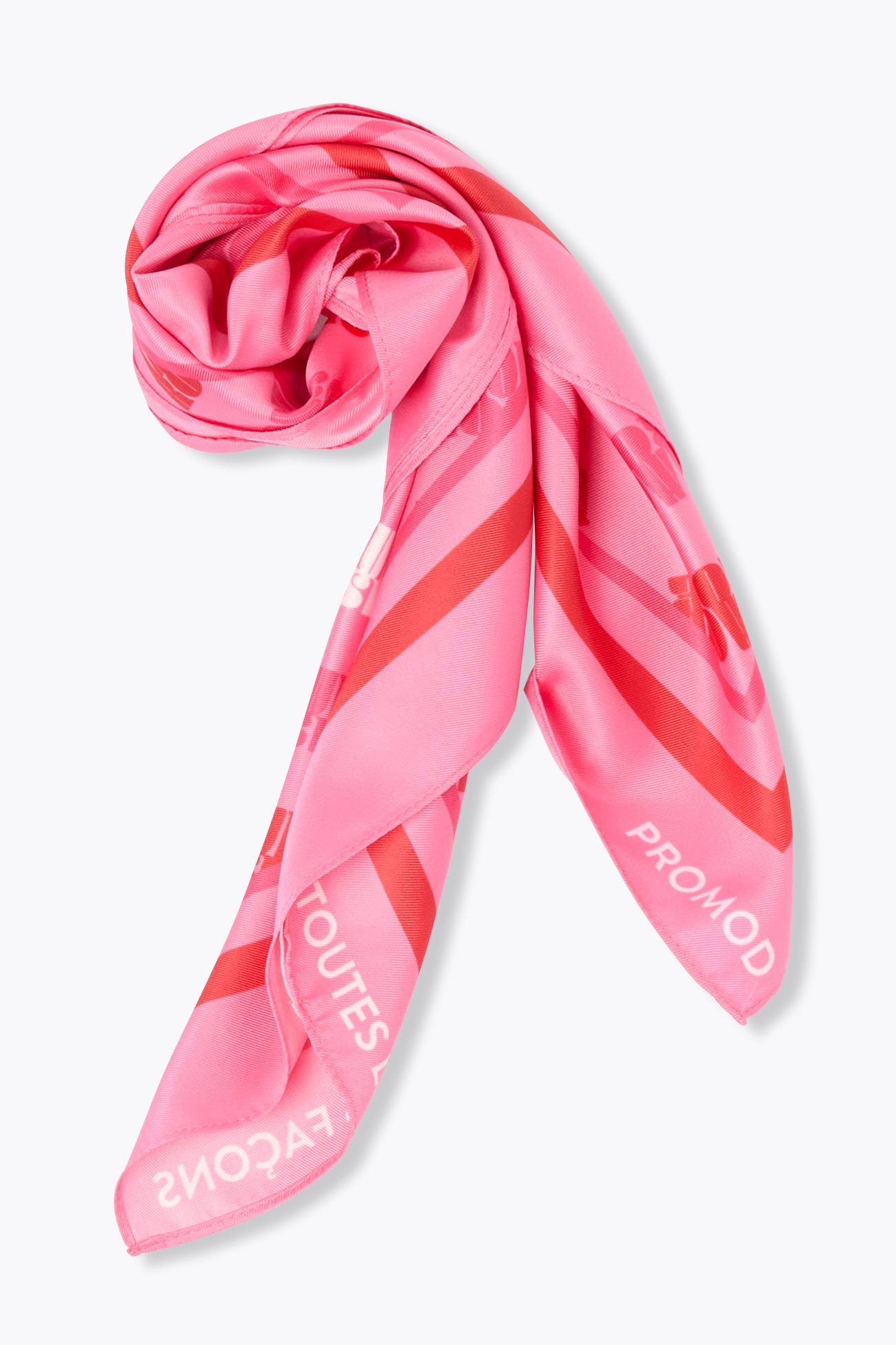 Foulard "Amour Rose"