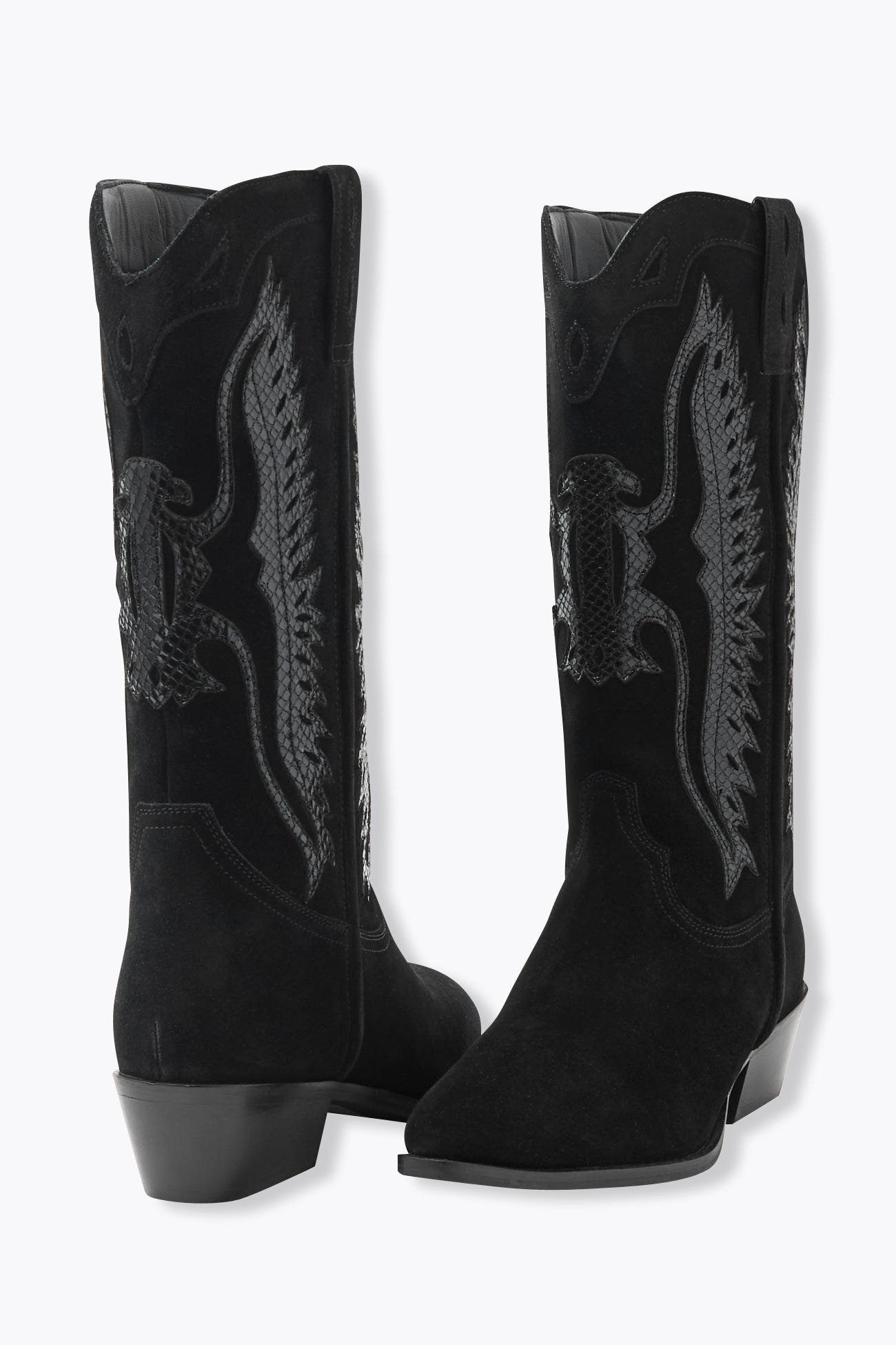 Bottes western en cuir Femme
