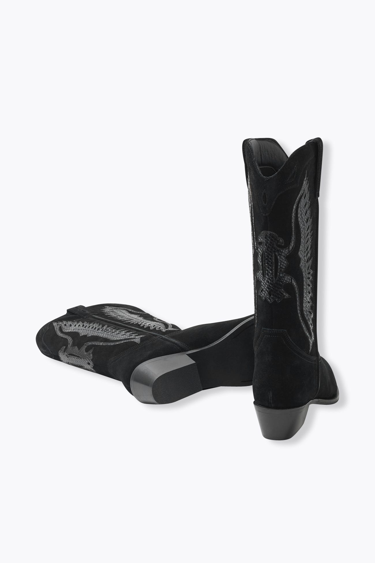 Bottes western en cuir Femme