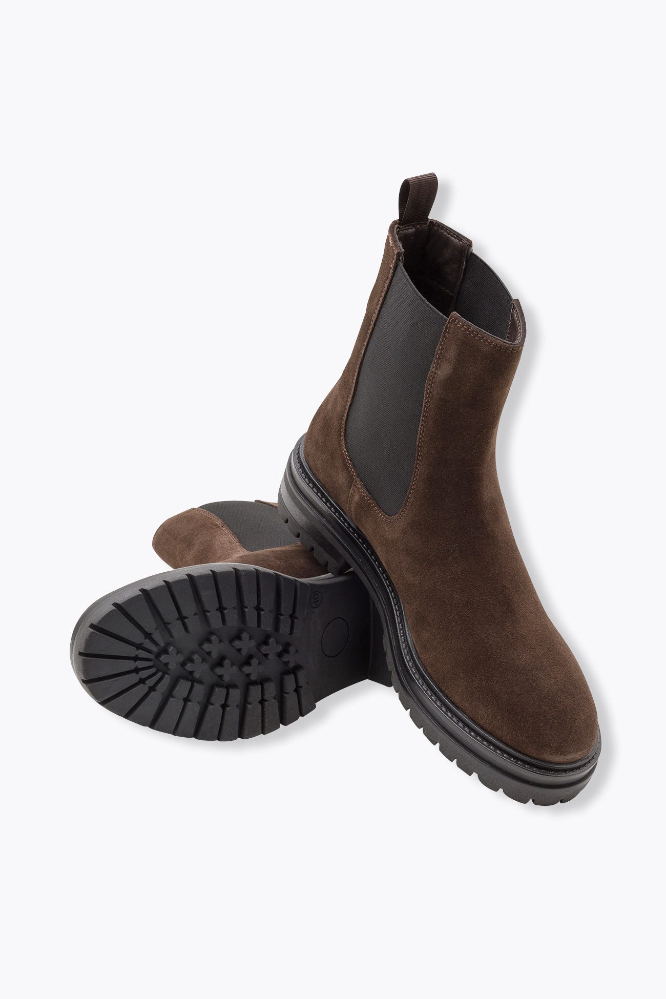 Boots chelsea en cuir Femme