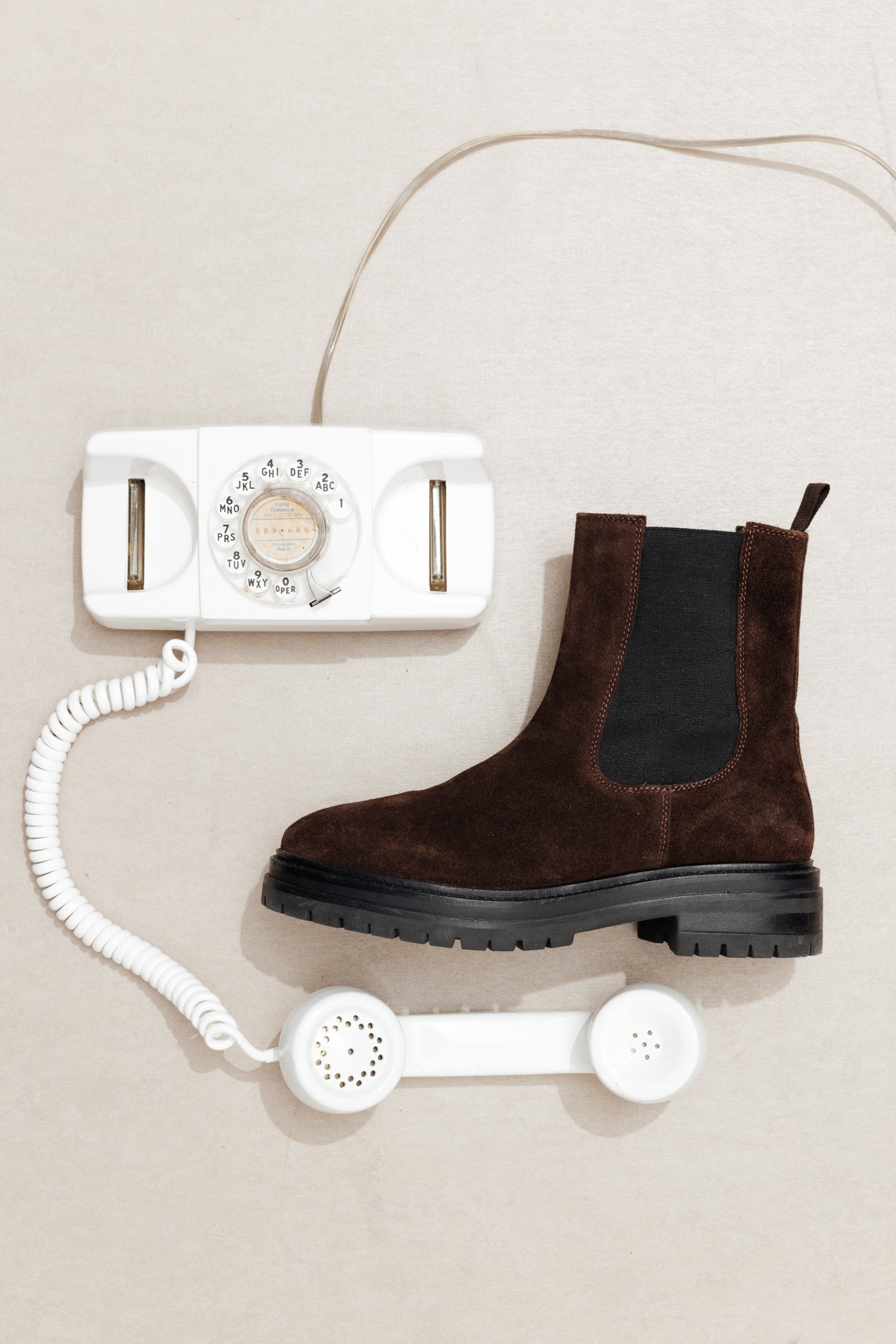 Boots chelsea en cuir Femme