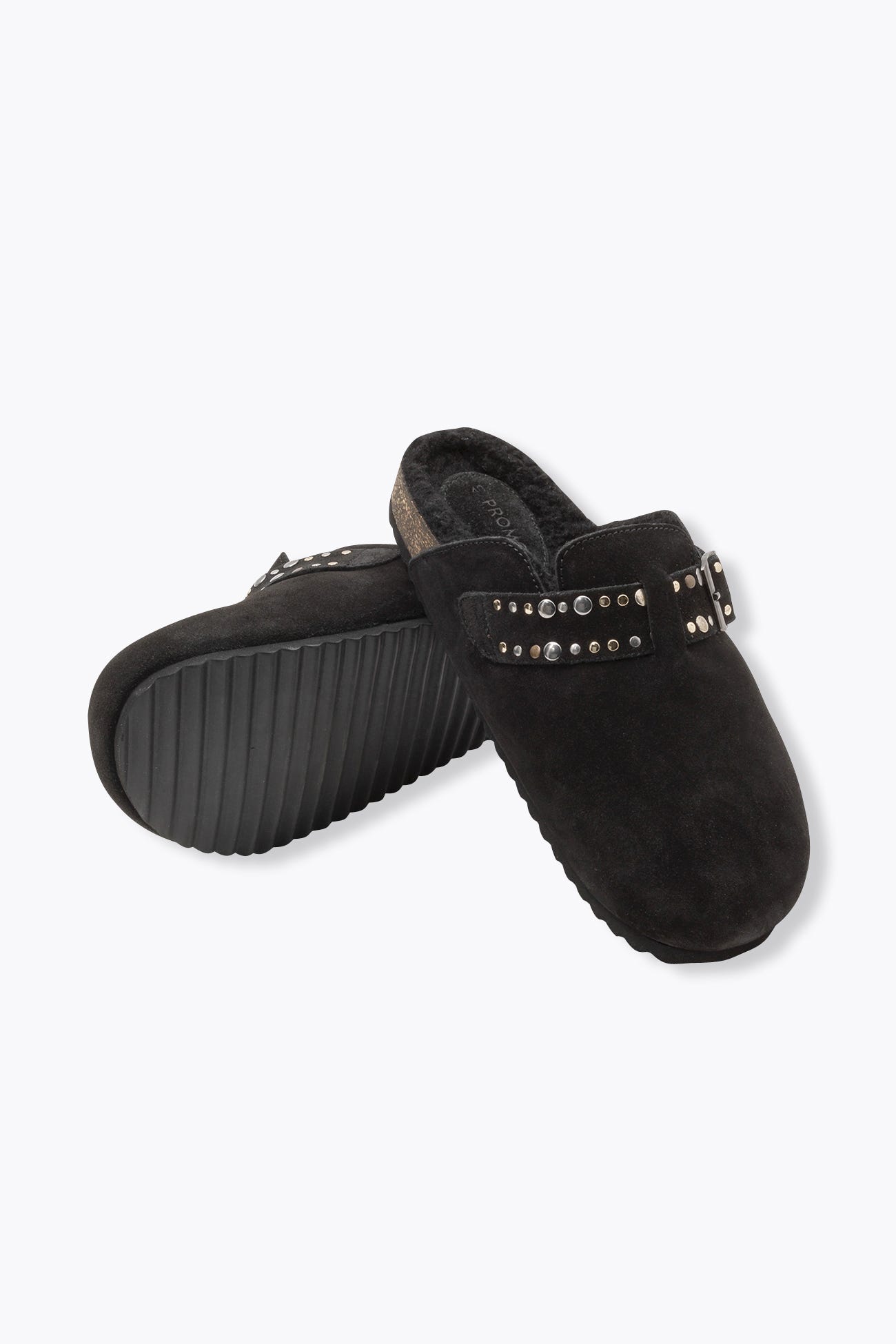 Leather mules