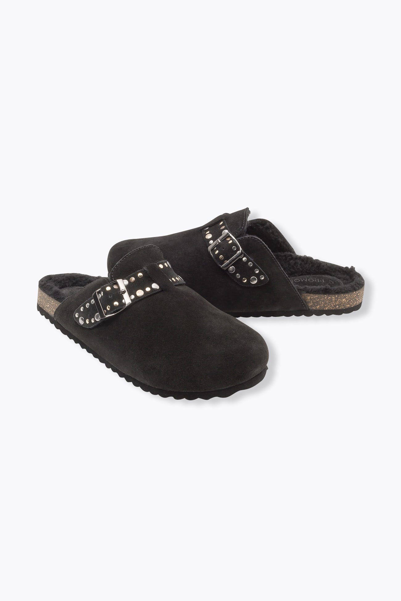 Leather mules